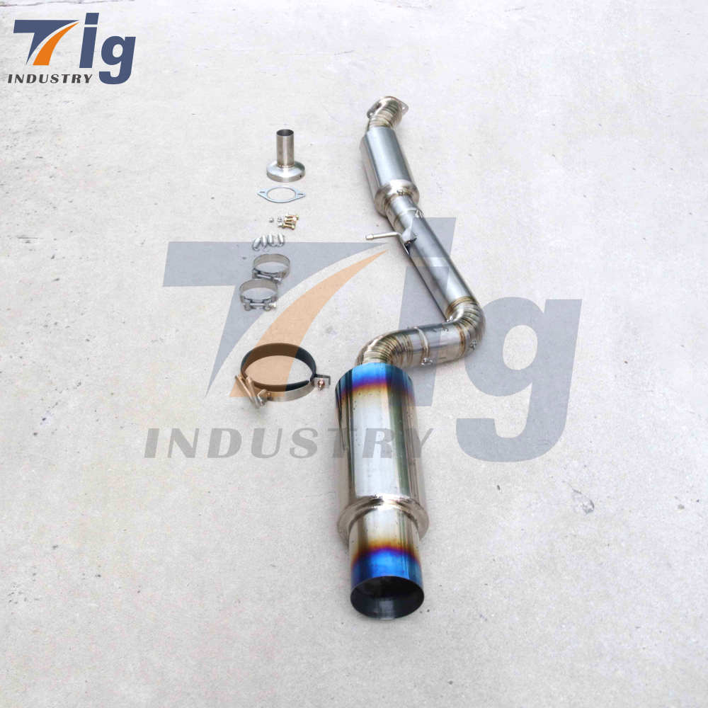 Ti Full Titanium Catback Exhaust Burnt Tip 2009-2016 For Nissan 370Z