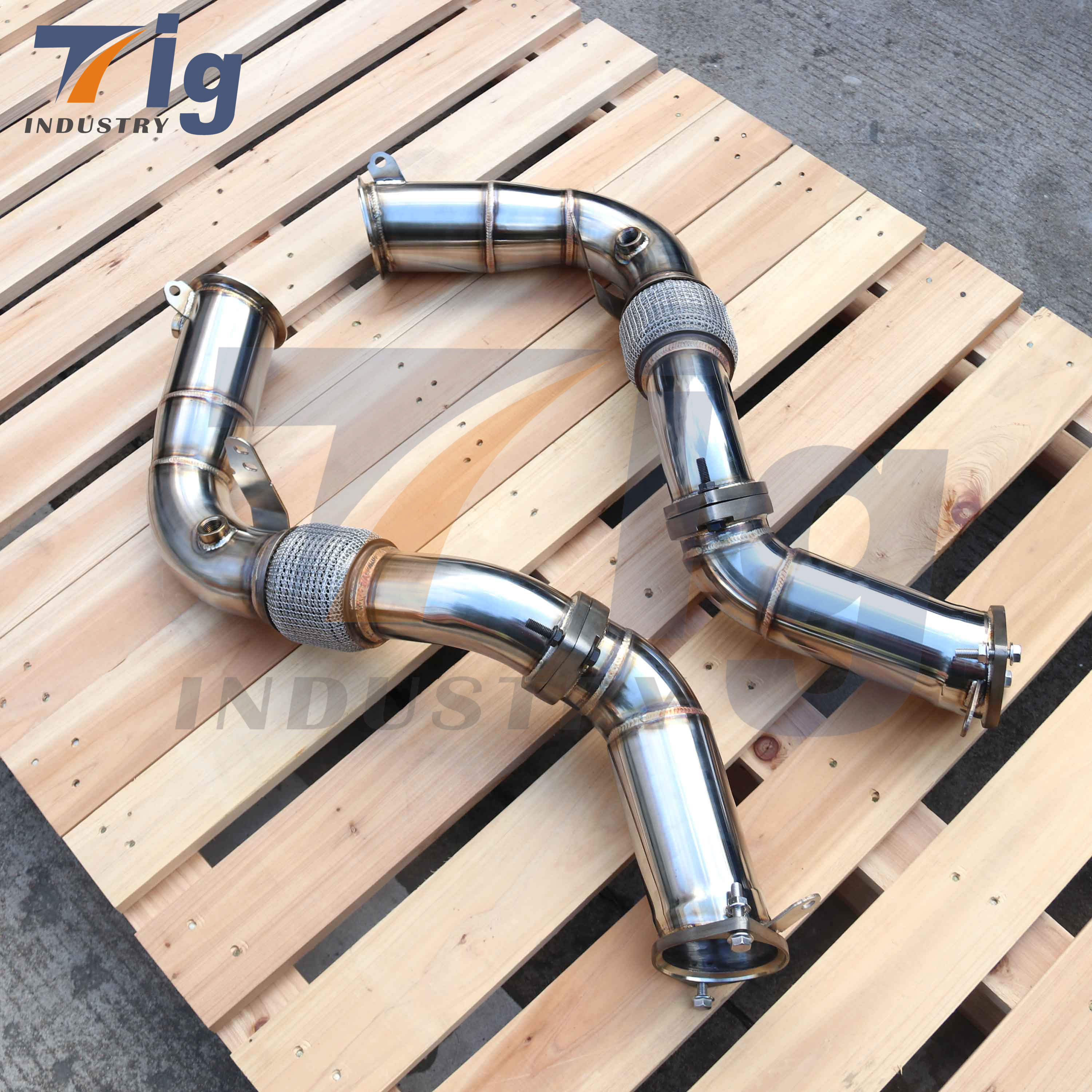 F95 F96 X5M X6M CATLESS RACE DOWNPIPES S68 2022+