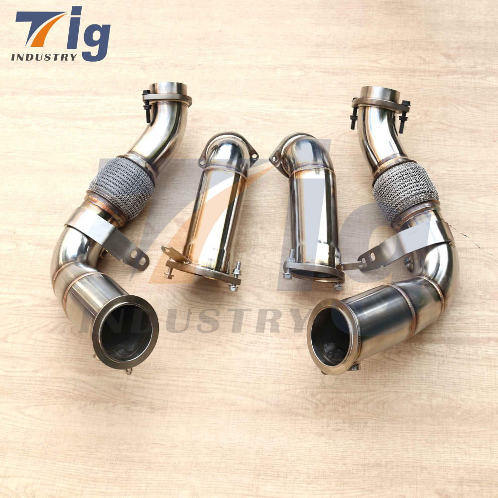 F95 F96 X5M X6M CATLESS RACE DOWNPIPES S68 2022+