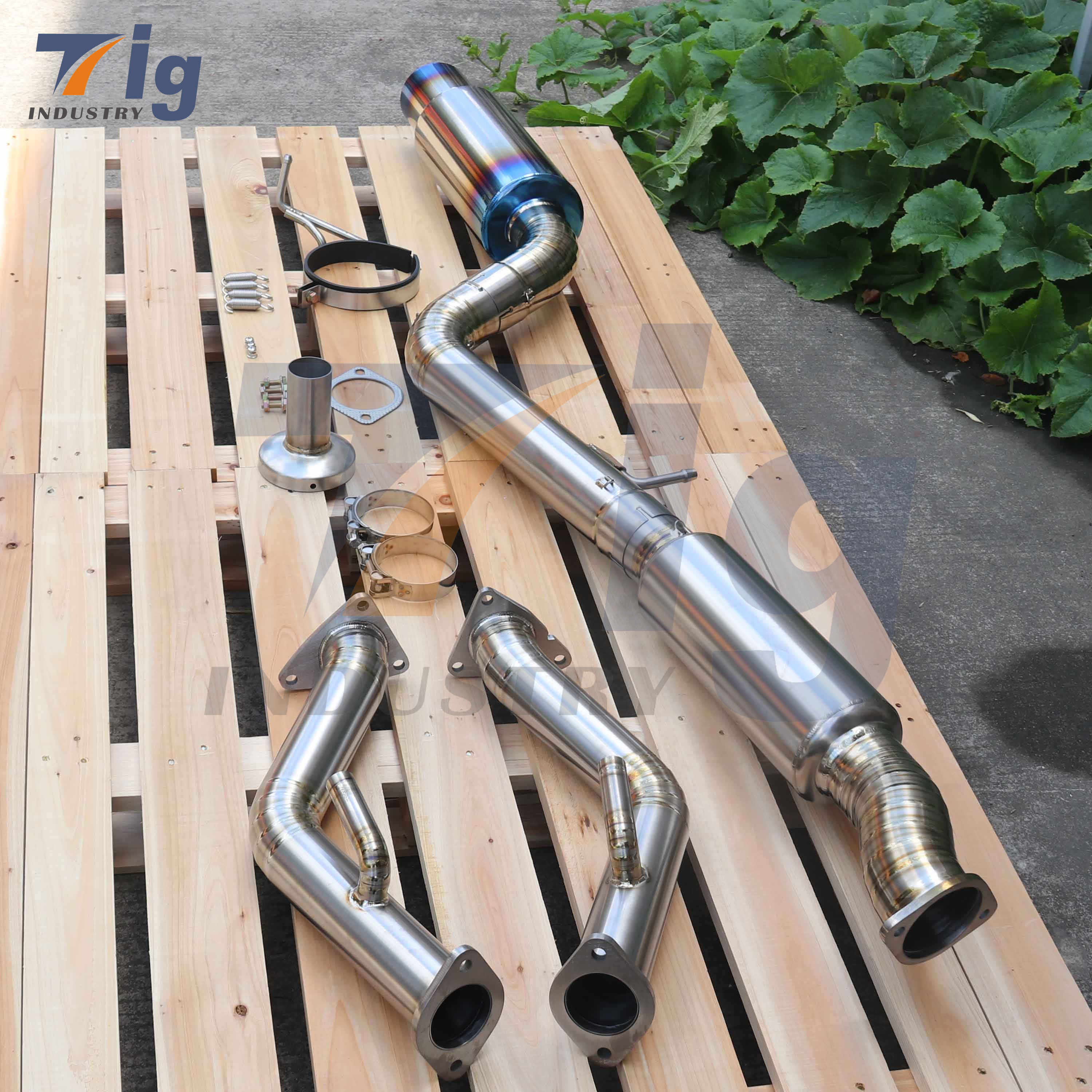 For Nissan 370z Titanium Cat Back Exhaust 2.5" Test Pipes