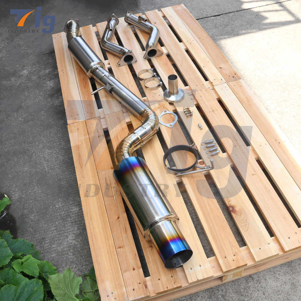 For Nissan 370z Titanium Cat Back Exhaust 2.5" Test Pipes