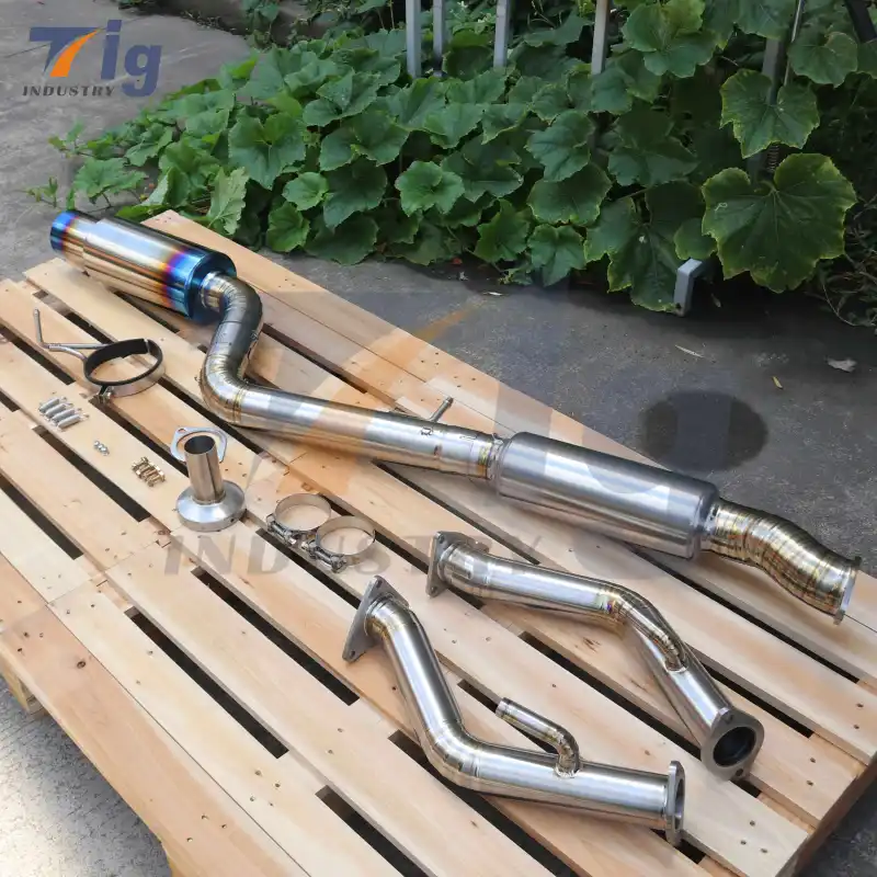 For Nissan 370z Titanium Cat Back Exhaust 2.5" Test Pipes