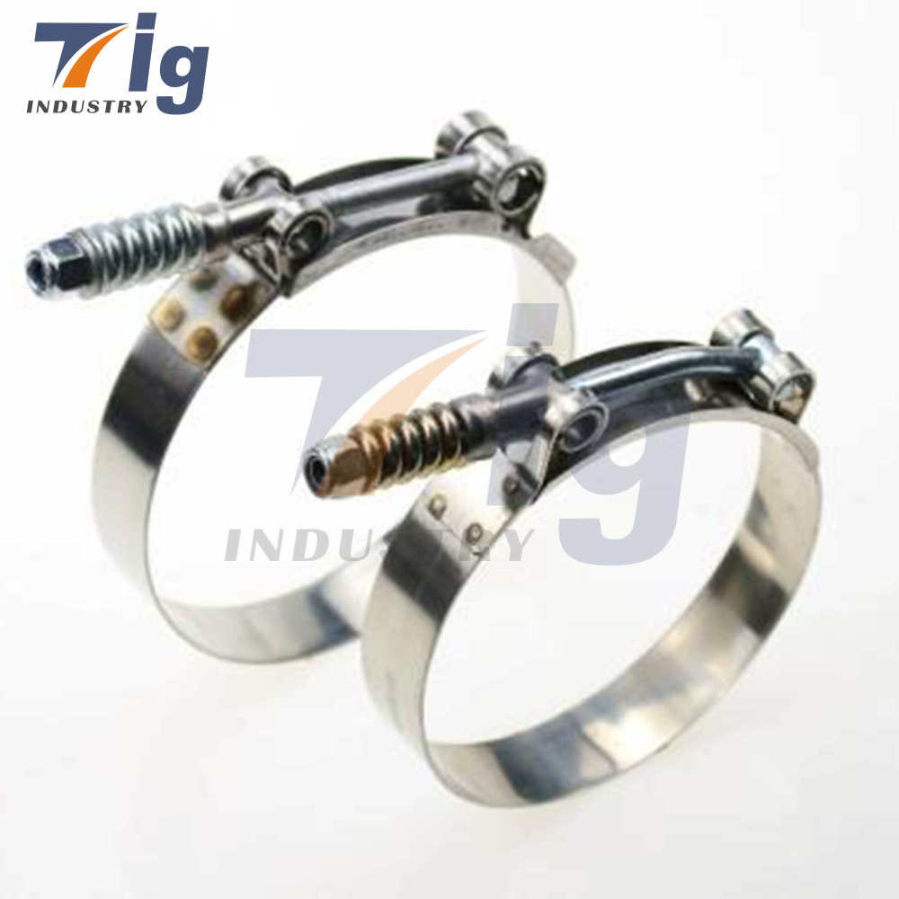 Custom SUS304 Sure Grip High Torque Protective Worm Gear/T bolt hose/T bolt HEAVY DUTY Constant Tension hose/German clamps