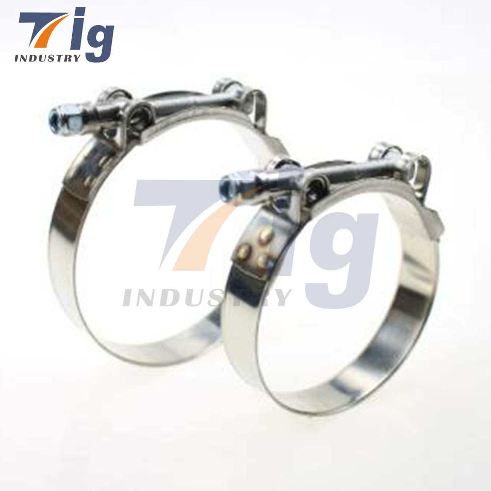 Custom SUS304 Sure Grip High Torque Protective Worm Gear/T bolt hose/T bolt HEAVY DUTY Constant Tension hose/German clamps