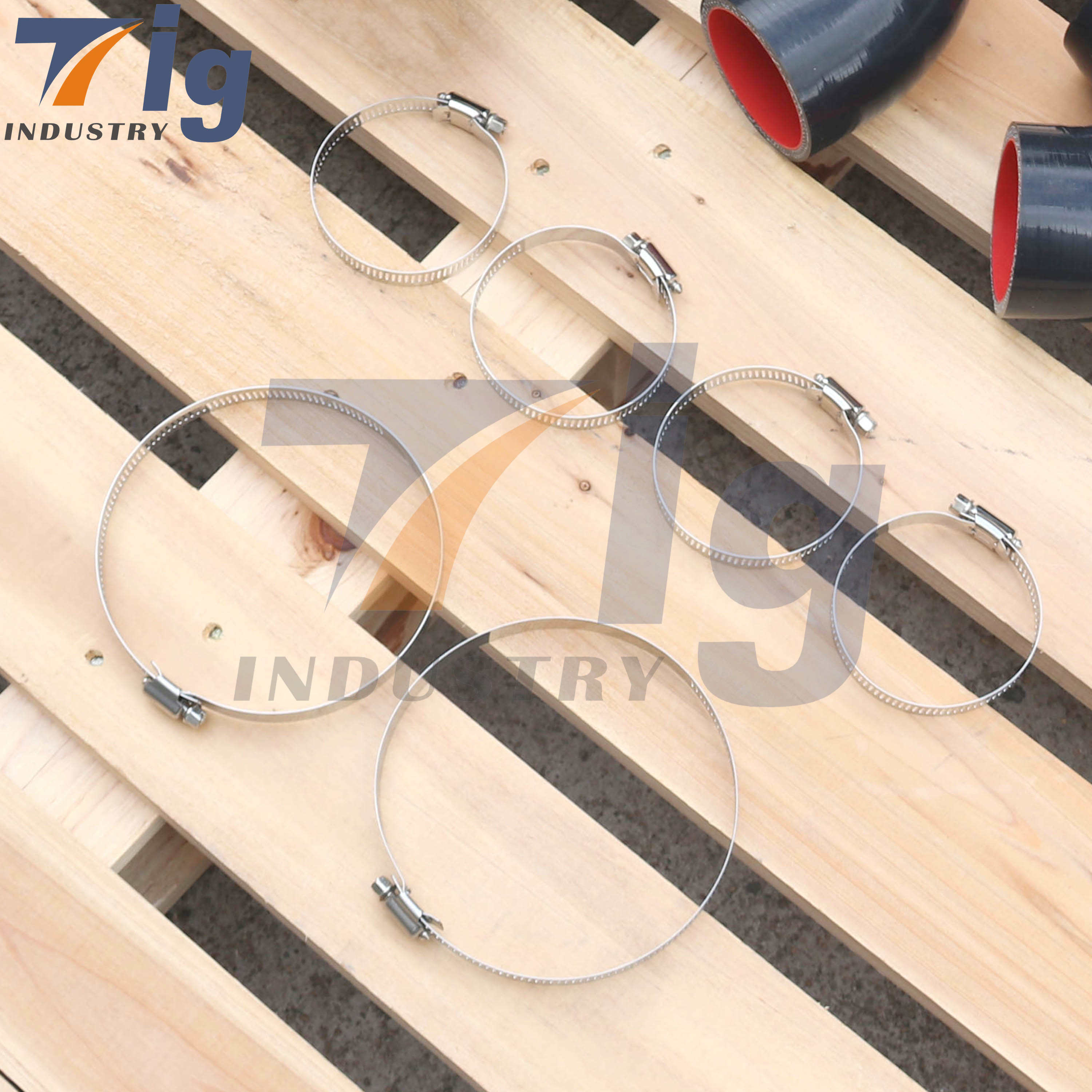 Custom Stainless Steel German clamps worm gear clamps