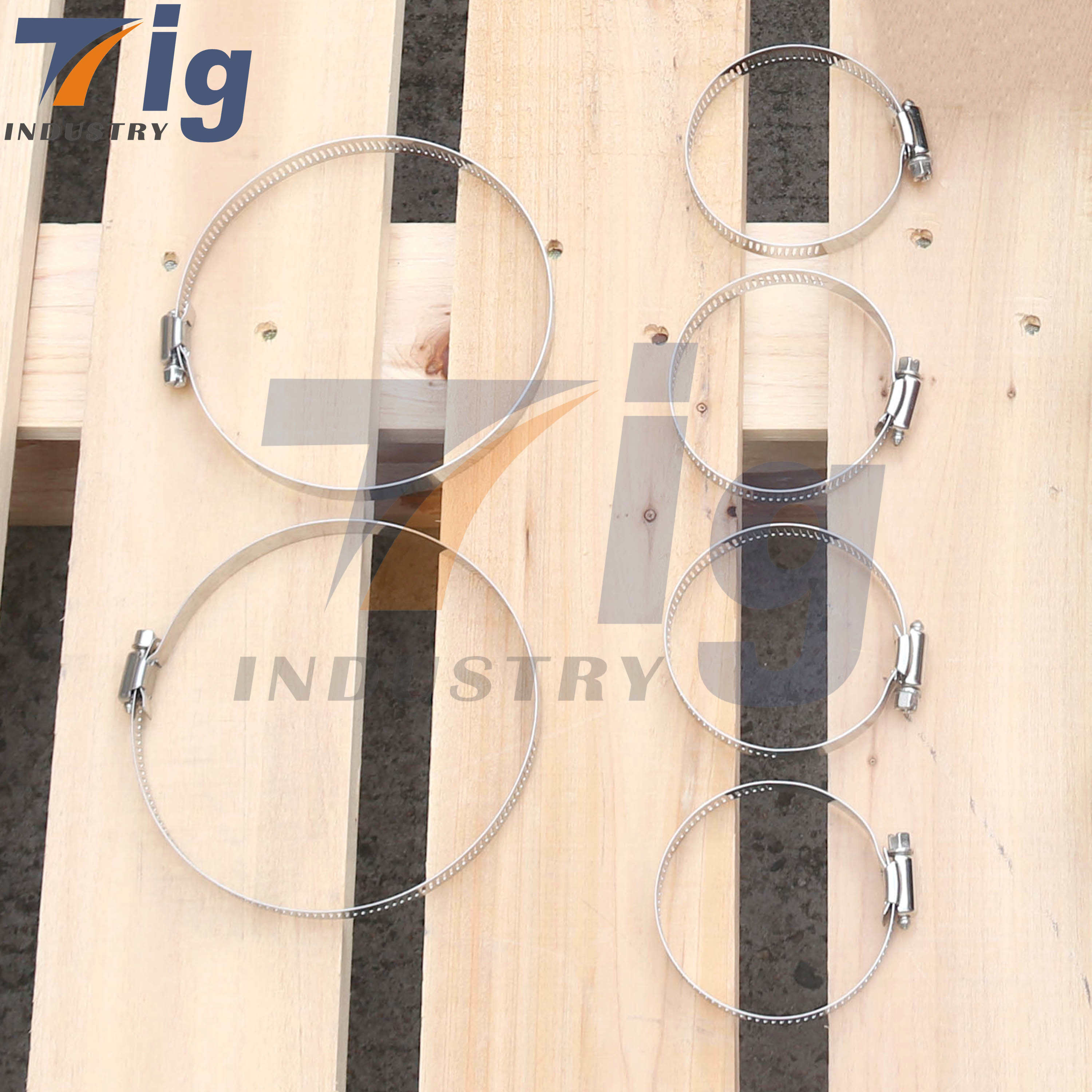 Custom Stainless Steel German clamps worm gear clamps