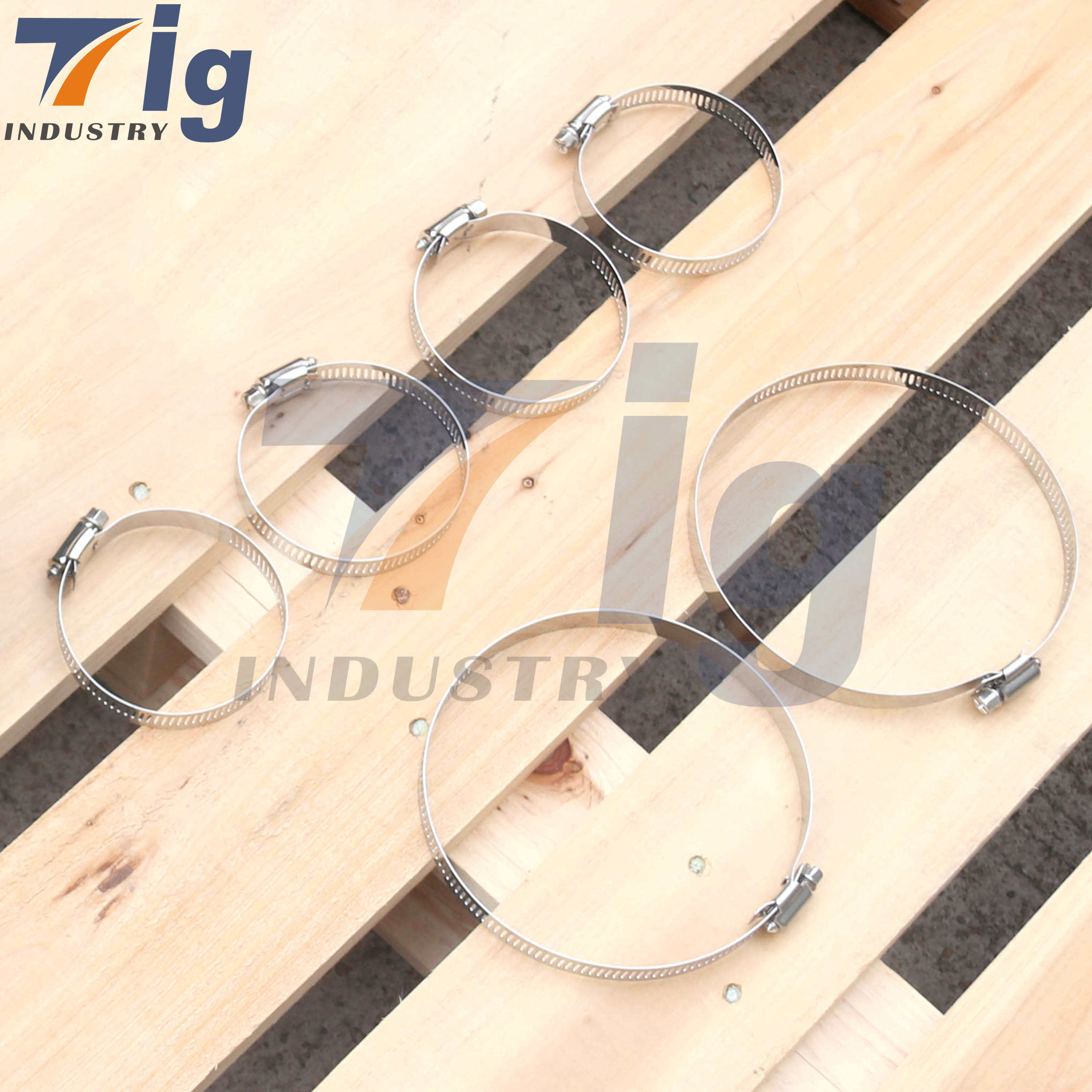 Custom Stainless Steel German clamps worm gear clamps