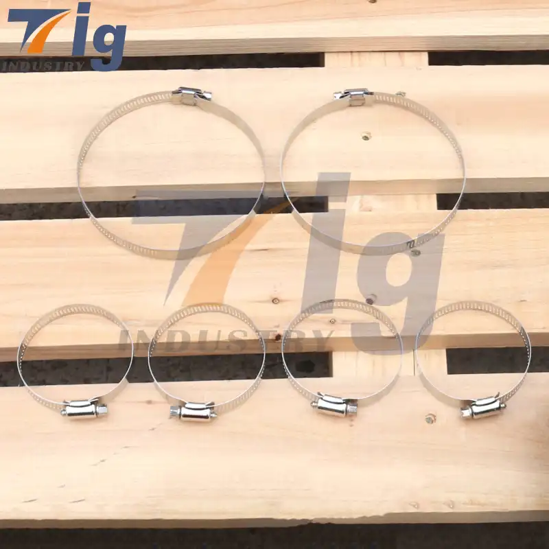 Custom Stainless Steel German clamps worm gear clamps