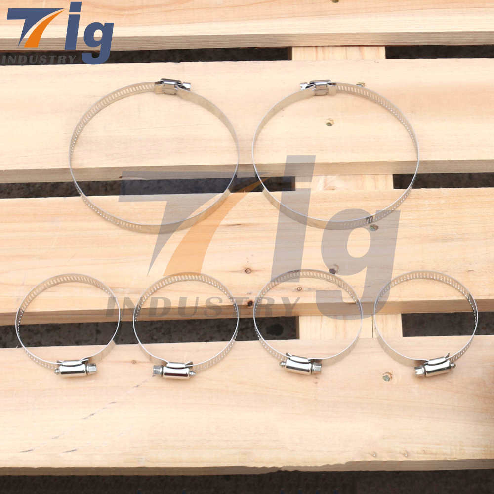 Custom Stainless Steel German clamps worm gear clamps