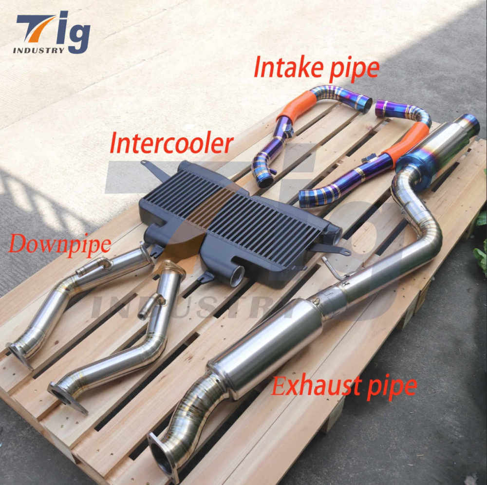 For Nissan 370z Titanium Cat Back Exhaust 2.5" Test Pipes