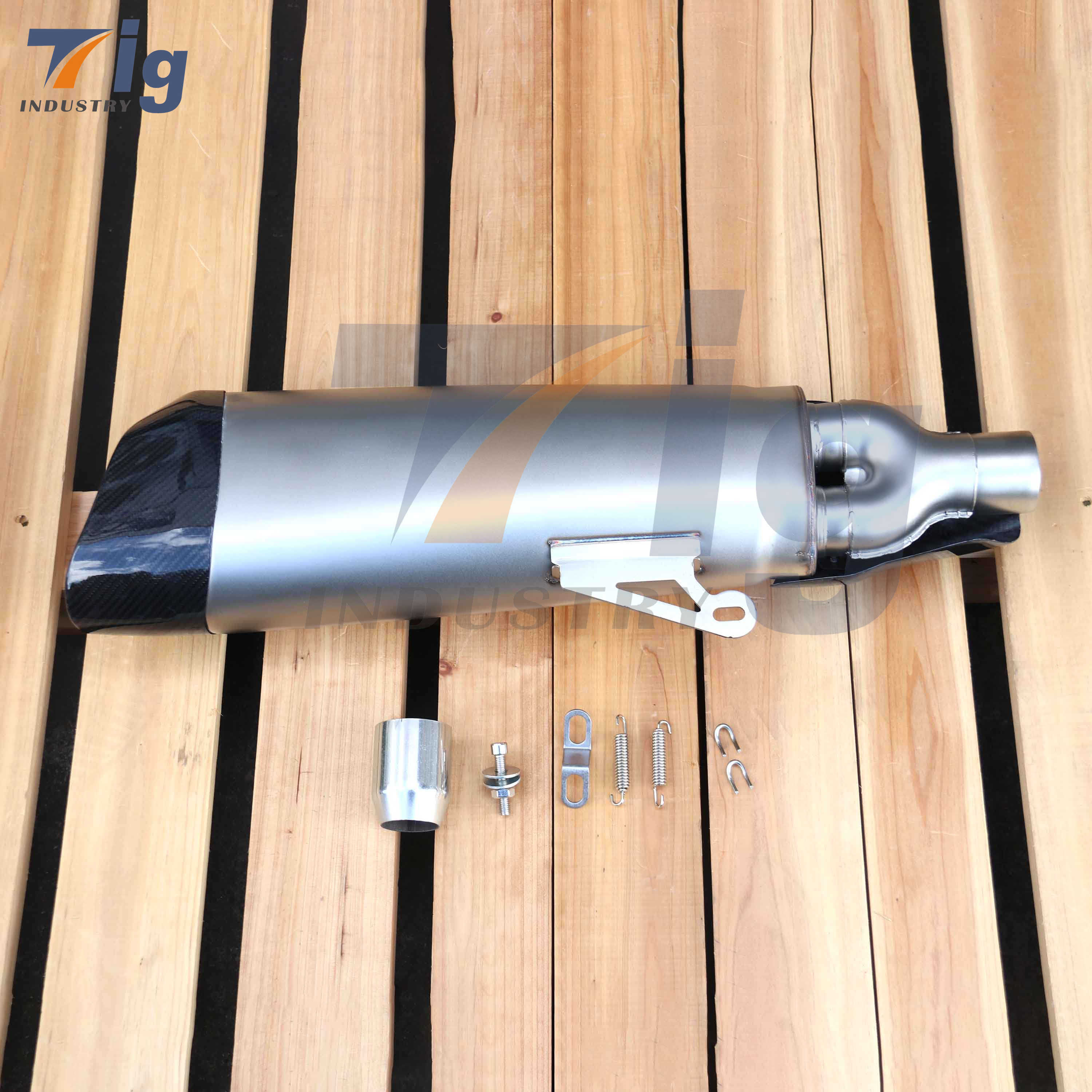 sus304 AKRAPOVIC style Motorcycle exhaust muffler