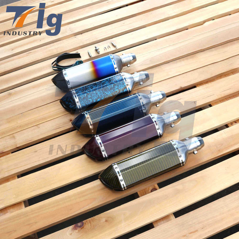 Motorcycle muffler 2inch sus304 exhaust muffler