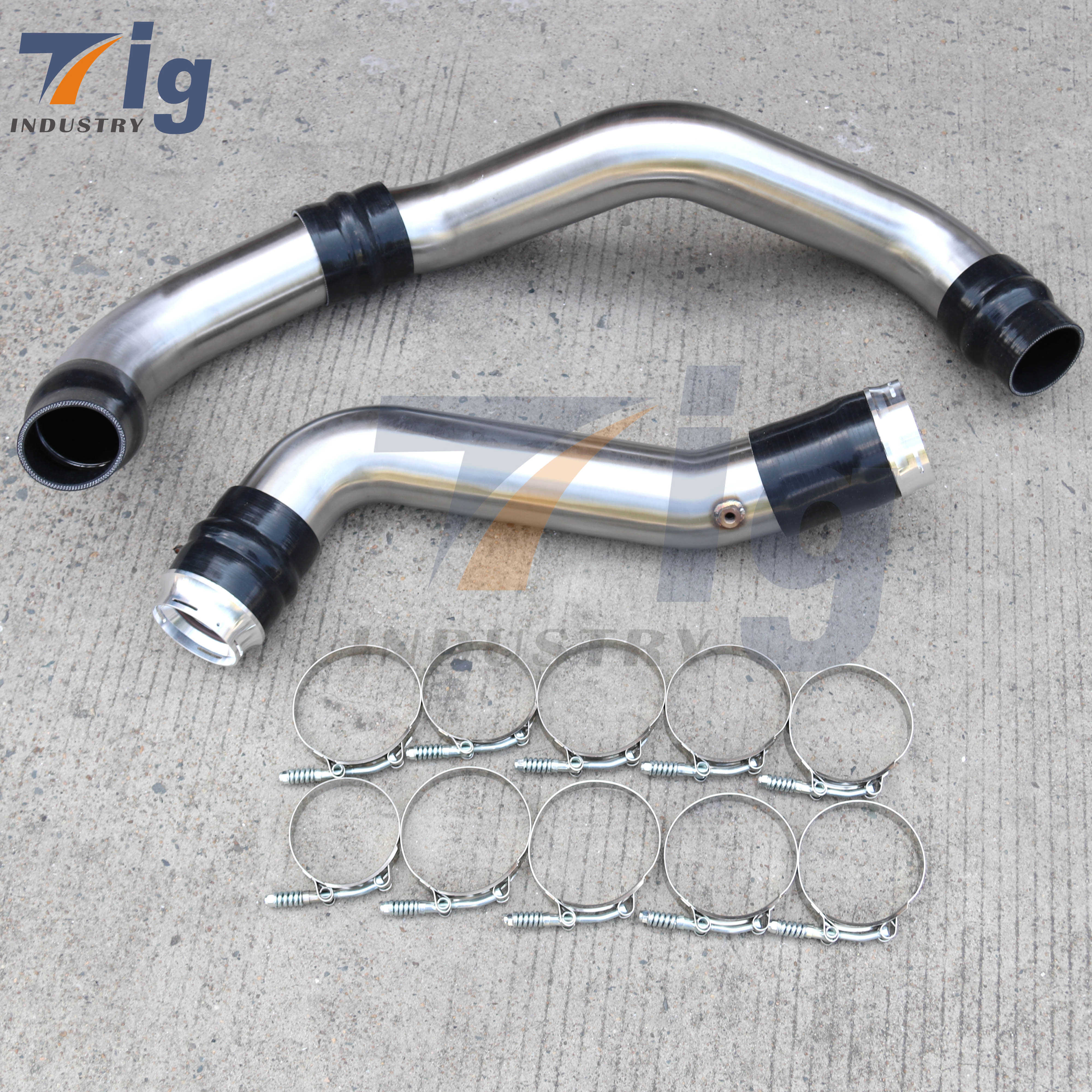 Intercooler Pipe Upgrade Kit 20-24 Chevy GMC 6.6L Duramax Diesel L5P 304 SS
