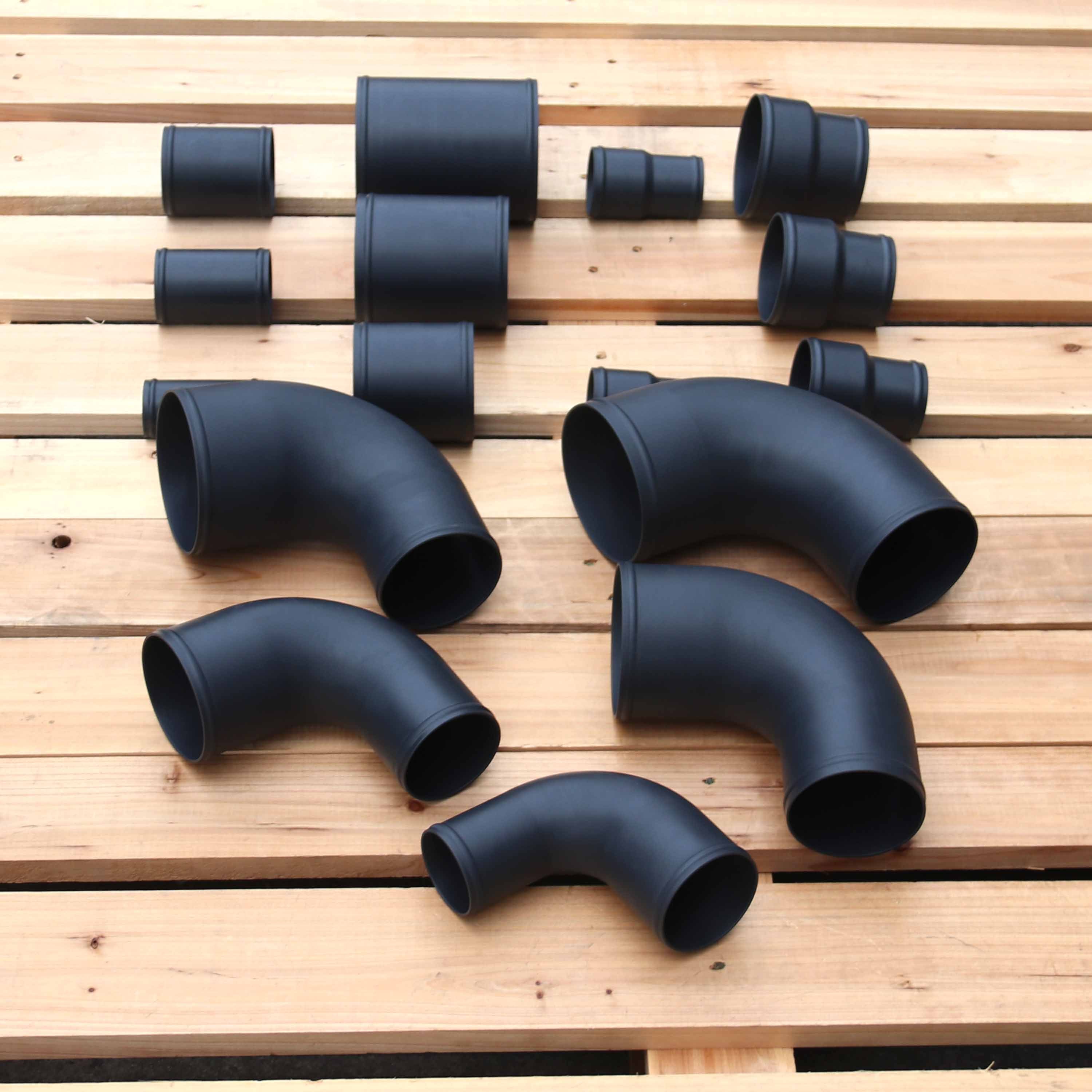 Custom Carbon Fibre Round Tube 3K Twill Real Carbon Fiber Tube Air Intake Exhaust Tube