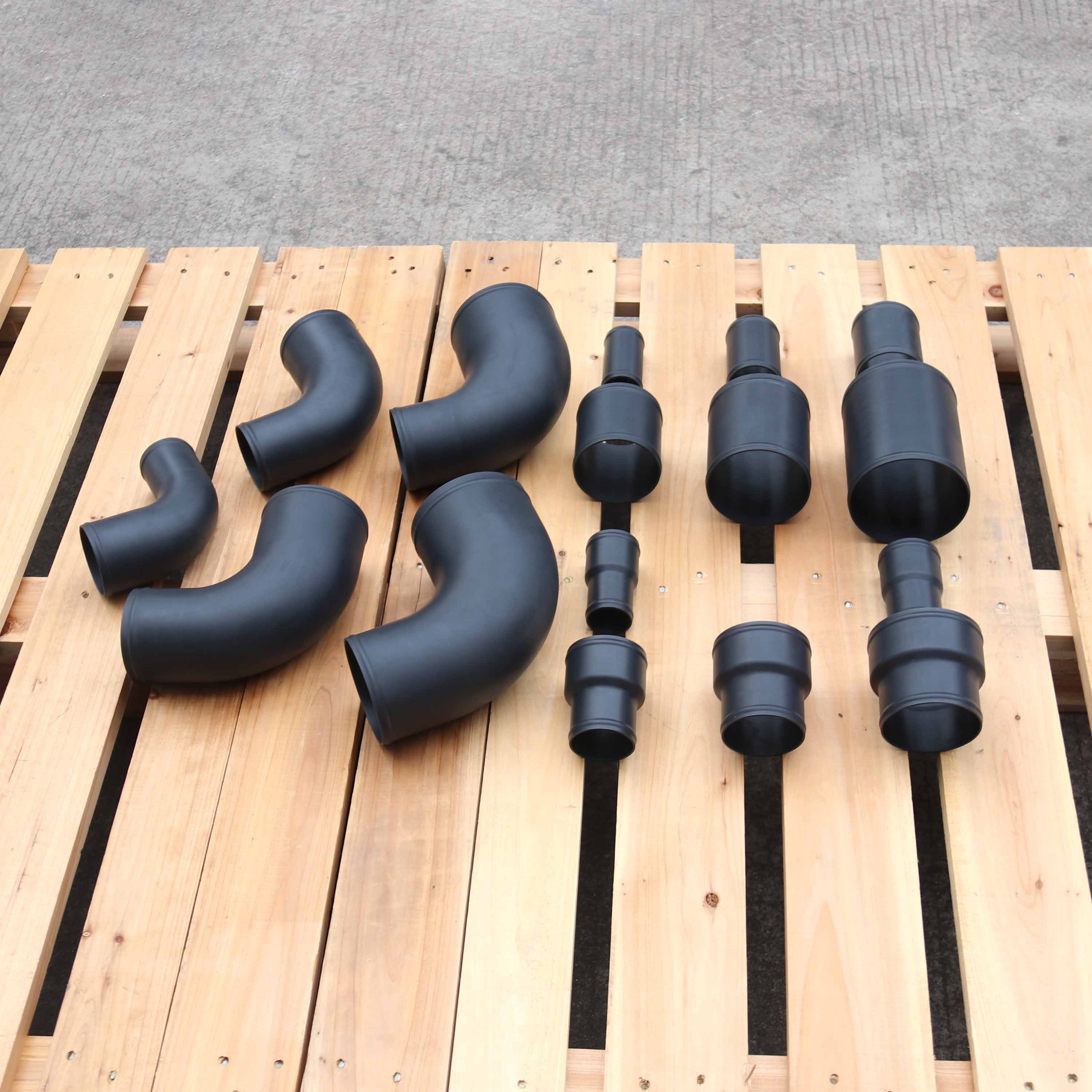 Custom Carbon Fibre Round Tube 3K Twill Real Carbon Fiber Tube Air Intake Exhaust Tube