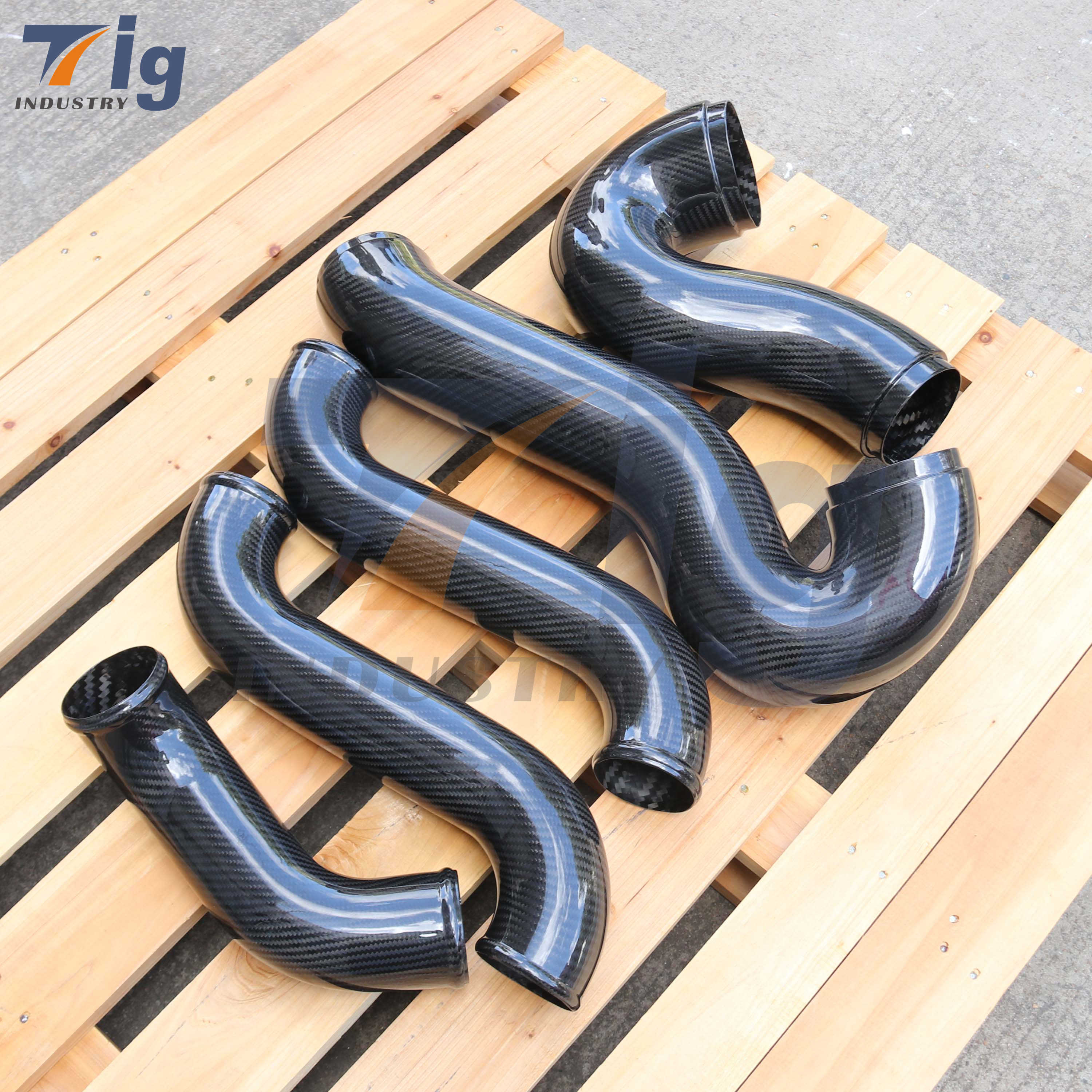 Custom Carbon fiber elbows and bent pipes car performance air intakes