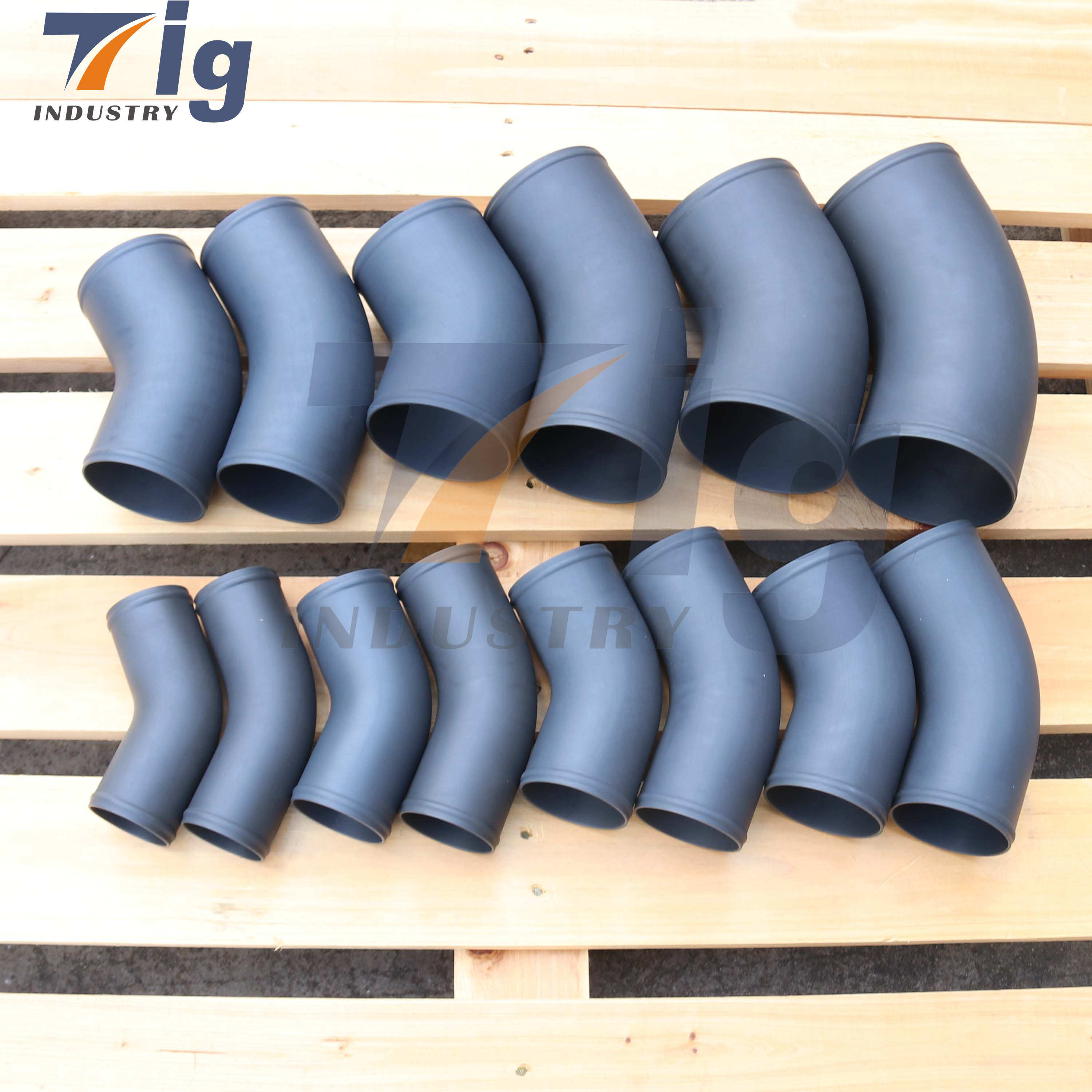 Customization High Strength 100% Carbon Fiber Tube Glossy Surface carbon fiber turbo intercooler pipe