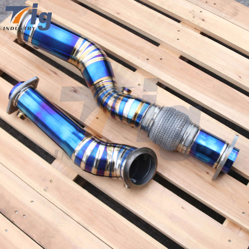 S58 Stainless Steel/Titanium DOWNPIPE exhaust pipe M3 G80 M4 G82