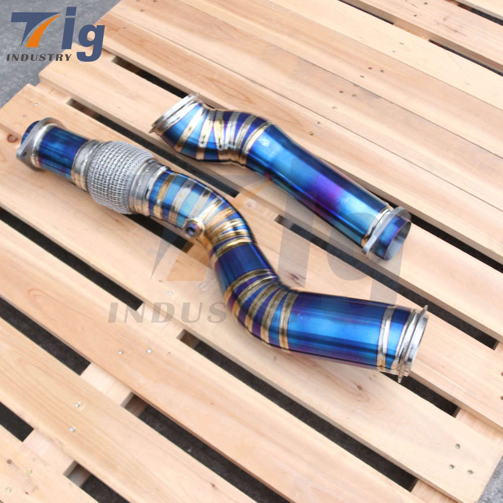 S58 Stainless Steel/Titanium DOWNPIPE exhaust pipe M3 G80 M4 G82