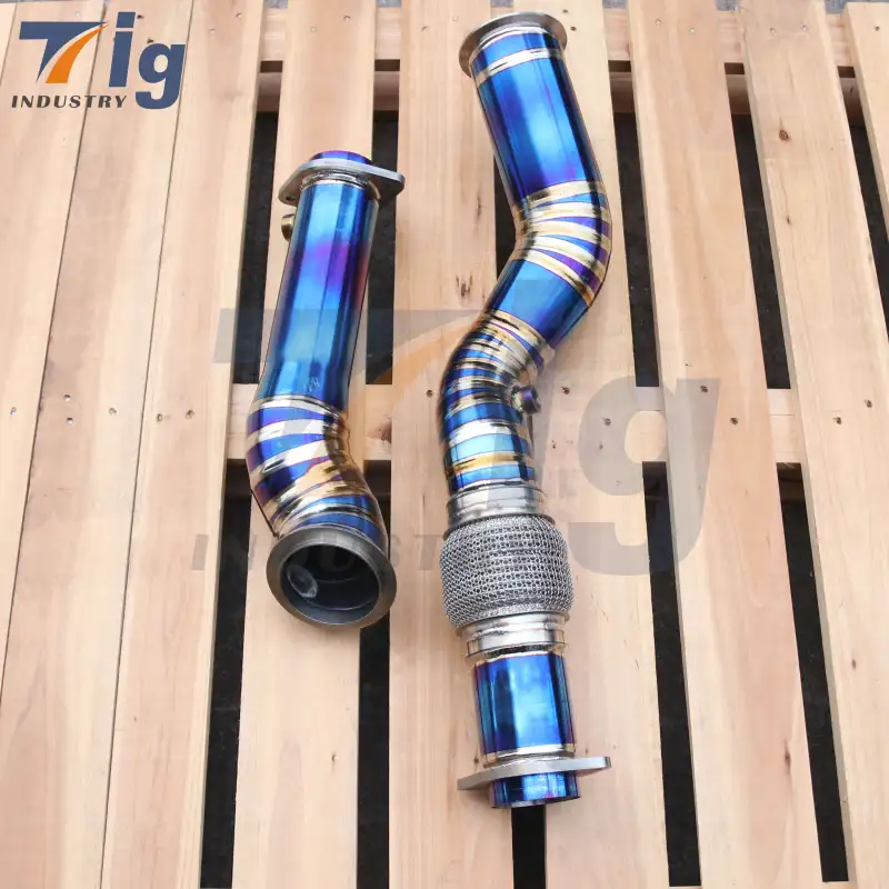 S58 Stainless Steel/Titanium DOWNPIPE exhaust pipe M3 G80 M4 G82