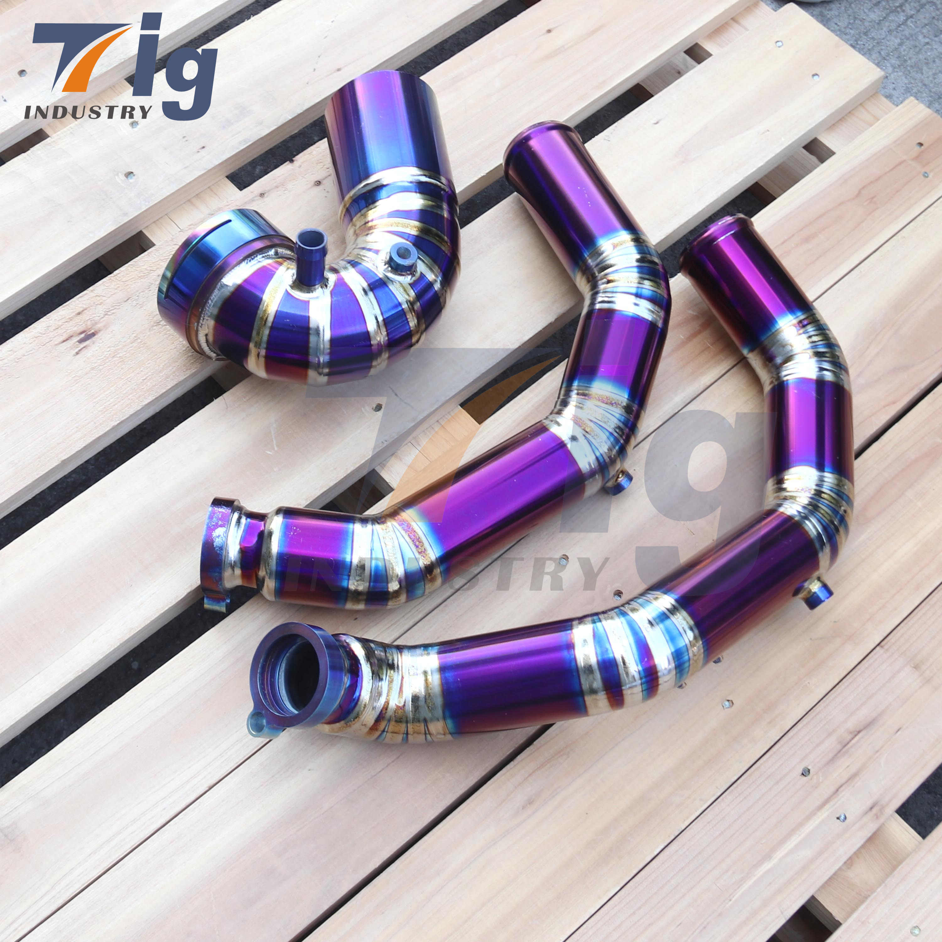 S55 2015-2018 F80 M3 F8X M4 TITANIUM CHARGE PIPE KIT