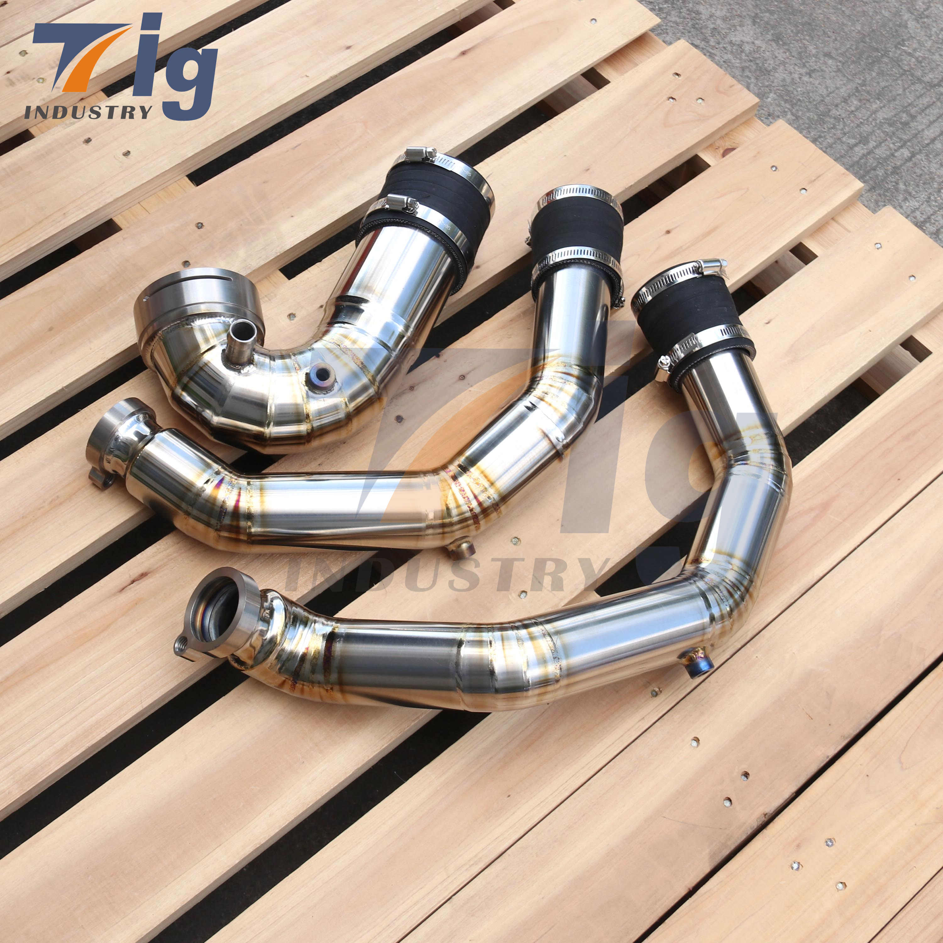 CUSTOM TITANIUM CHARGE PIPE KIT S55 For BMW M3 M4 F80 F8X 2015-2018