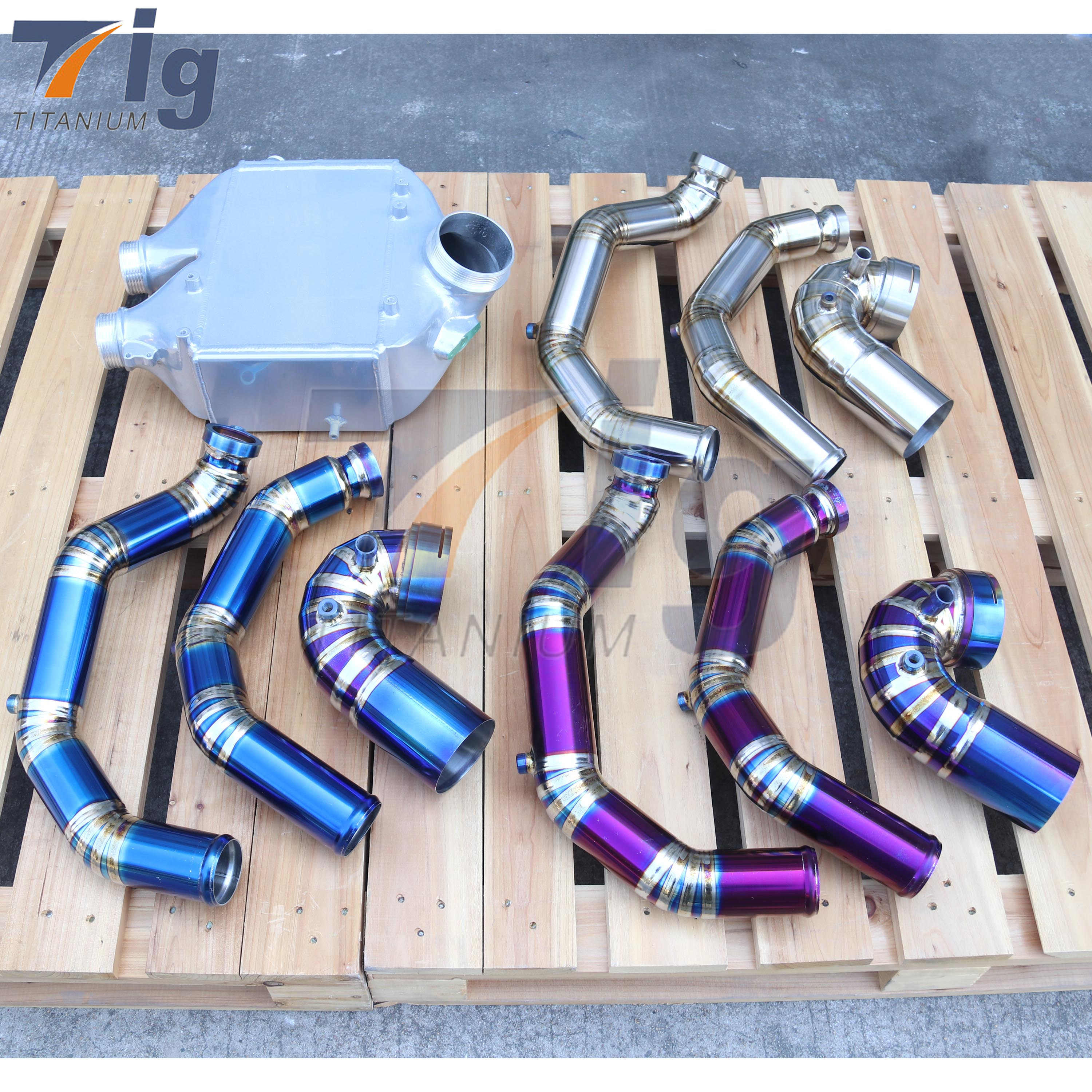 PERFORMANCE TITANIUM CHARGE PIPE Aluminum INTERCOOLER S55 F80 M3 F8X M4 2015-2018