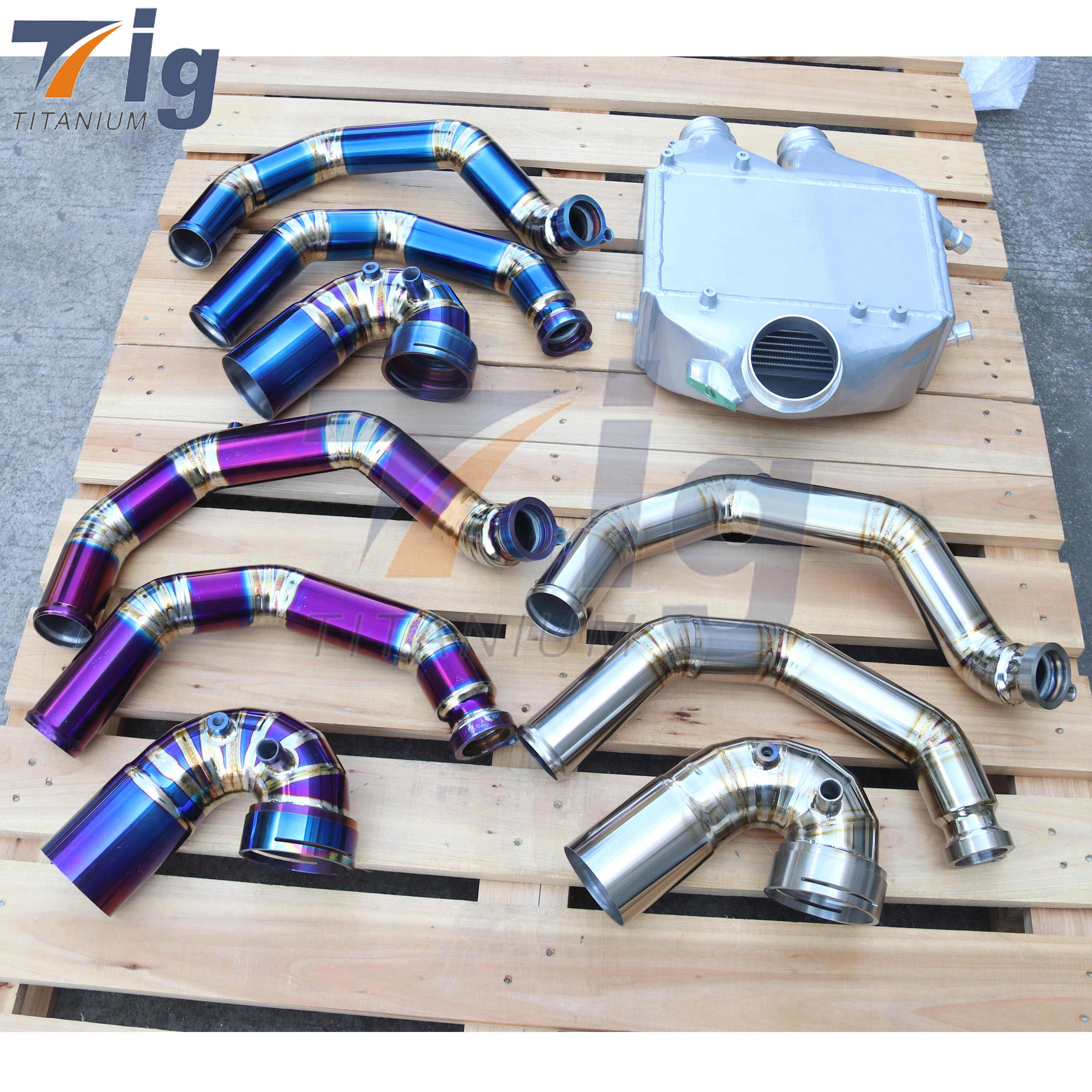 PERFORMANCE TITANIUM CHARGE PIPE Aluminum INTERCOOLER S55 F80 M3 F8X M4 2015-2018