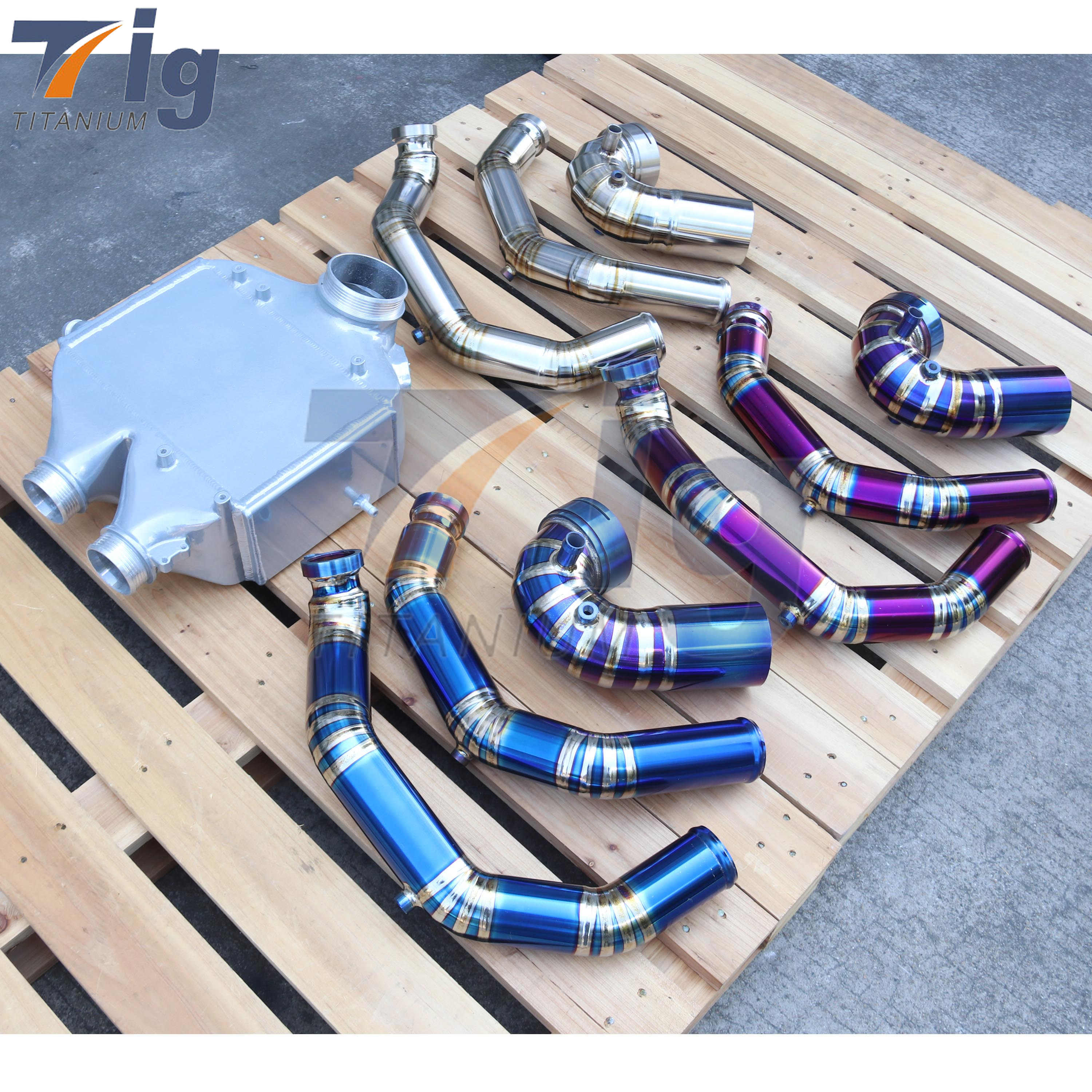 PERFORMANCE TITANIUM CHARGE PIPE Aluminum INTERCOOLER S55 F80 M3 F8X M4 2015-2018