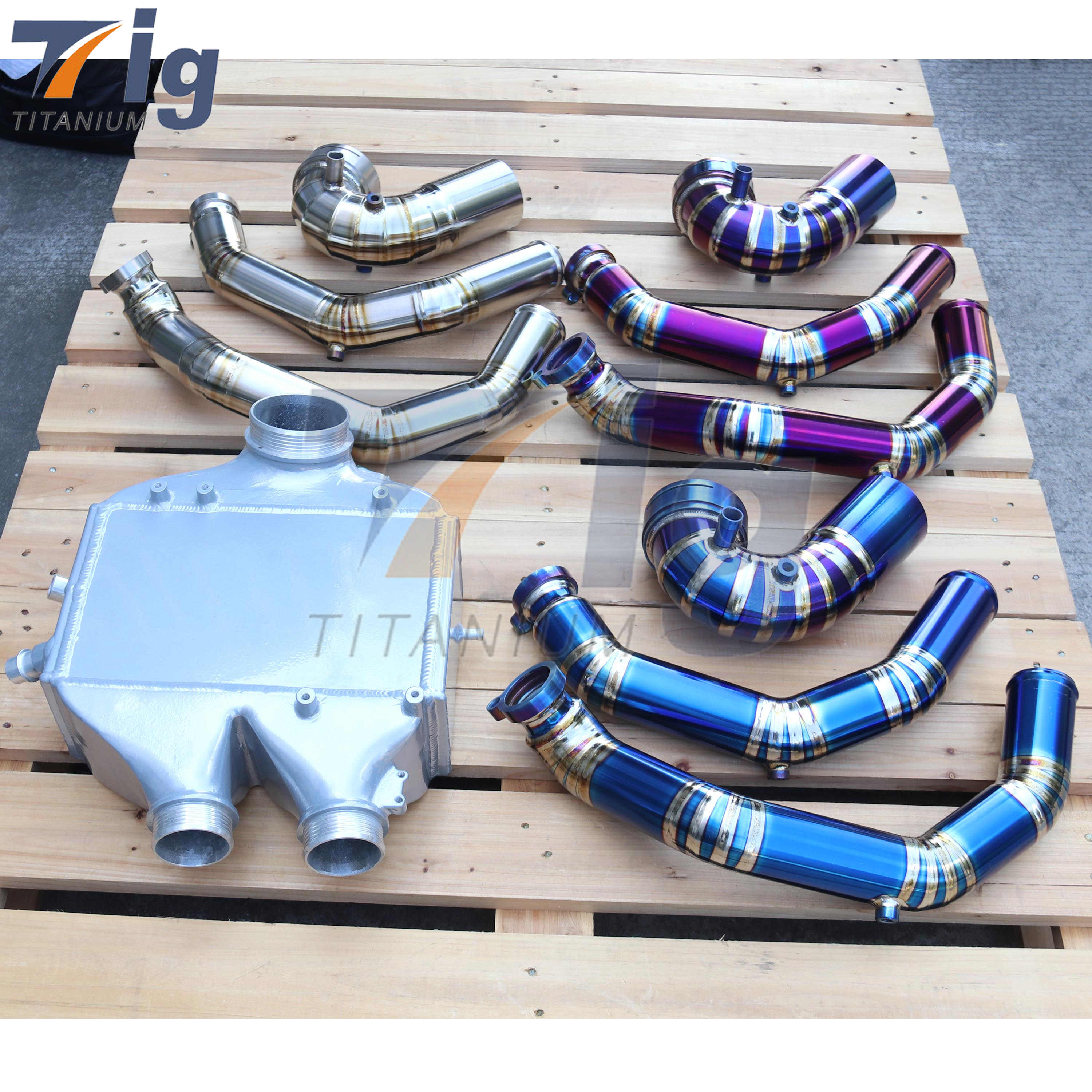 PERFORMANCE TITANIUM CHARGE PIPE Aluminum INTERCOOLER S55 F80 M3 F8X M4 2015-2018