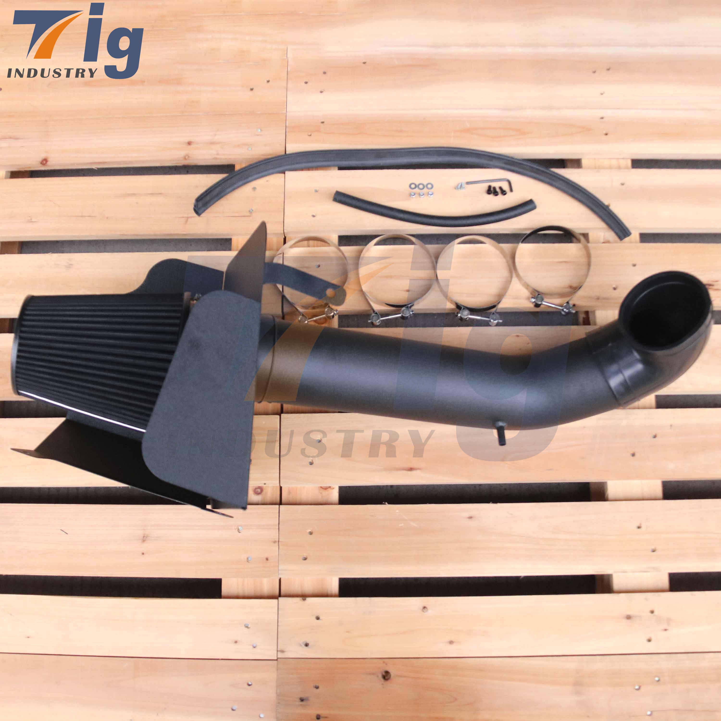 Cold Air Intake with Heat Shield Kit For Cadillac Escalade Chevy Black 09-14