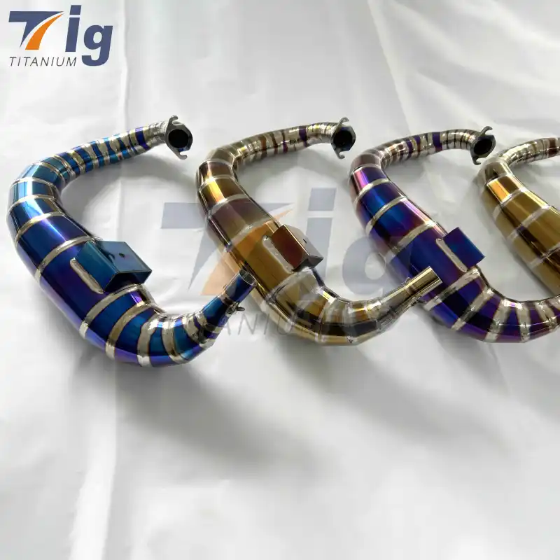 Titanium Motorcycle Exhaust System Kit