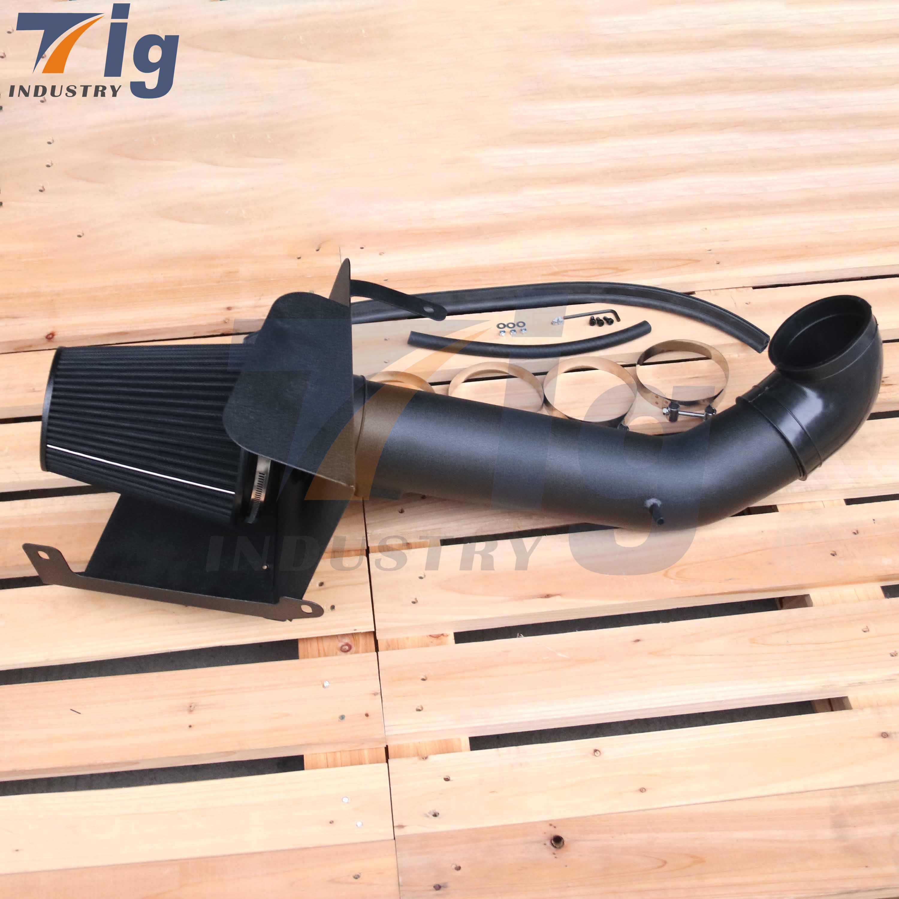 Cold Air Intake with Heat Shield Kit For Cadillac Escalade Chevy Black 09-14