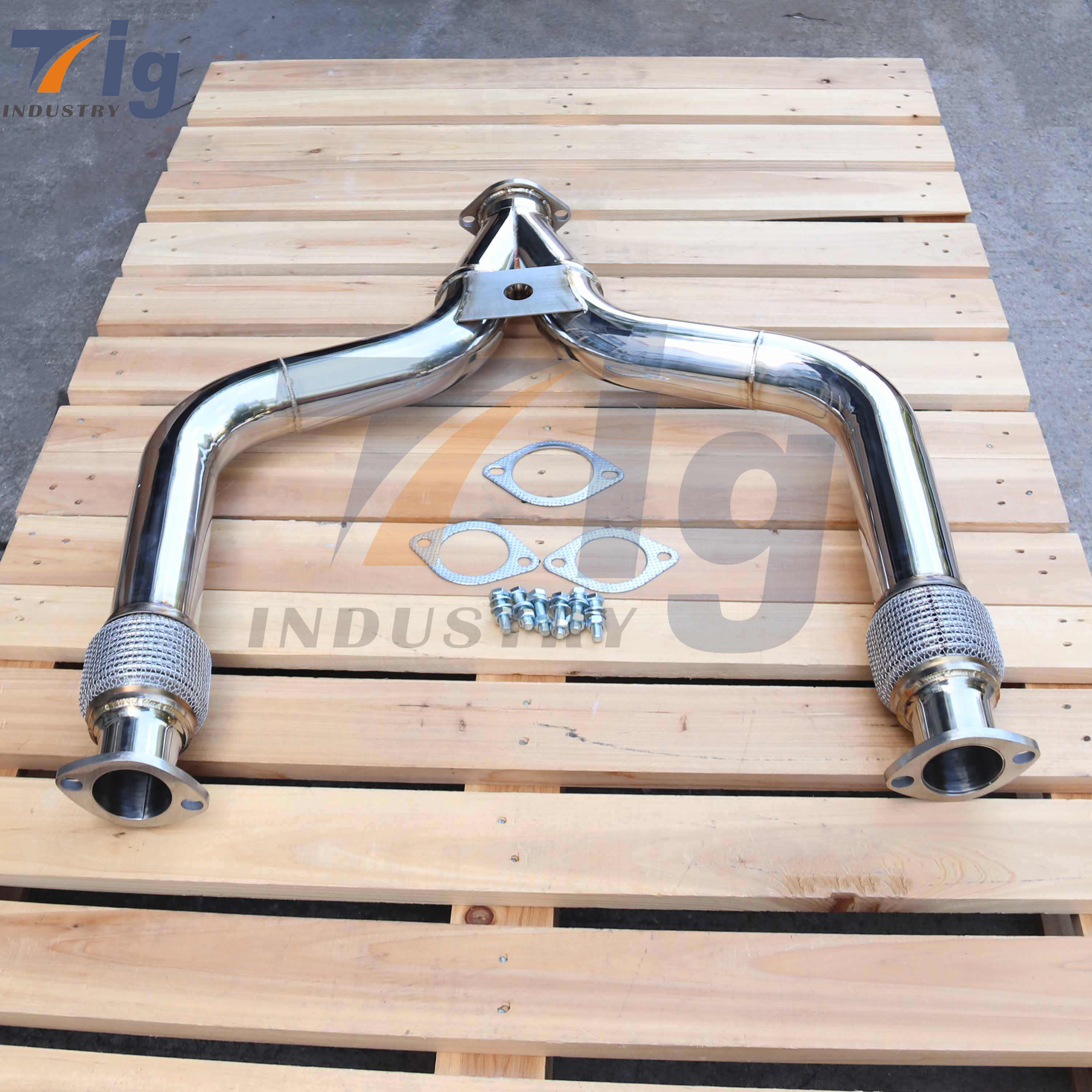 FOR INFINITI Q50 Q60 3.0T 3" Y-Pipe Stainless Steel Exhaust Y Pipe