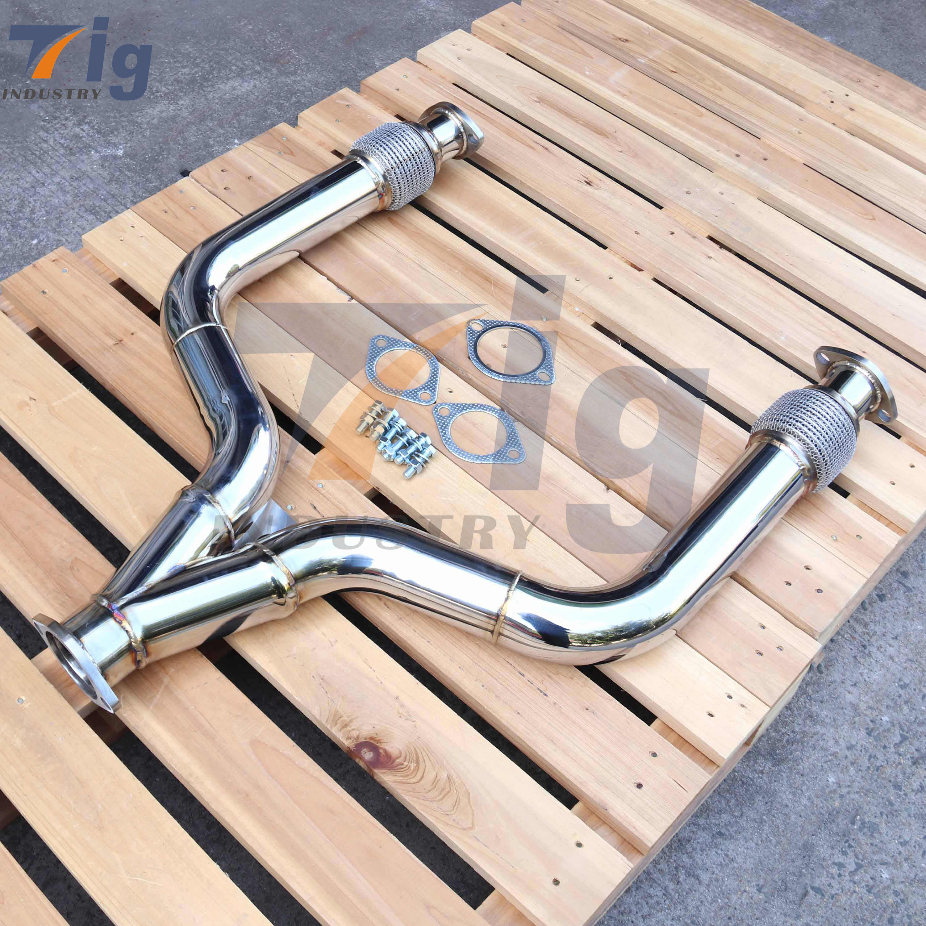 FOR INFINITI Q50 Q60 3.0T 3" Y-Pipe Stainless Steel Exhaust Y Pipe