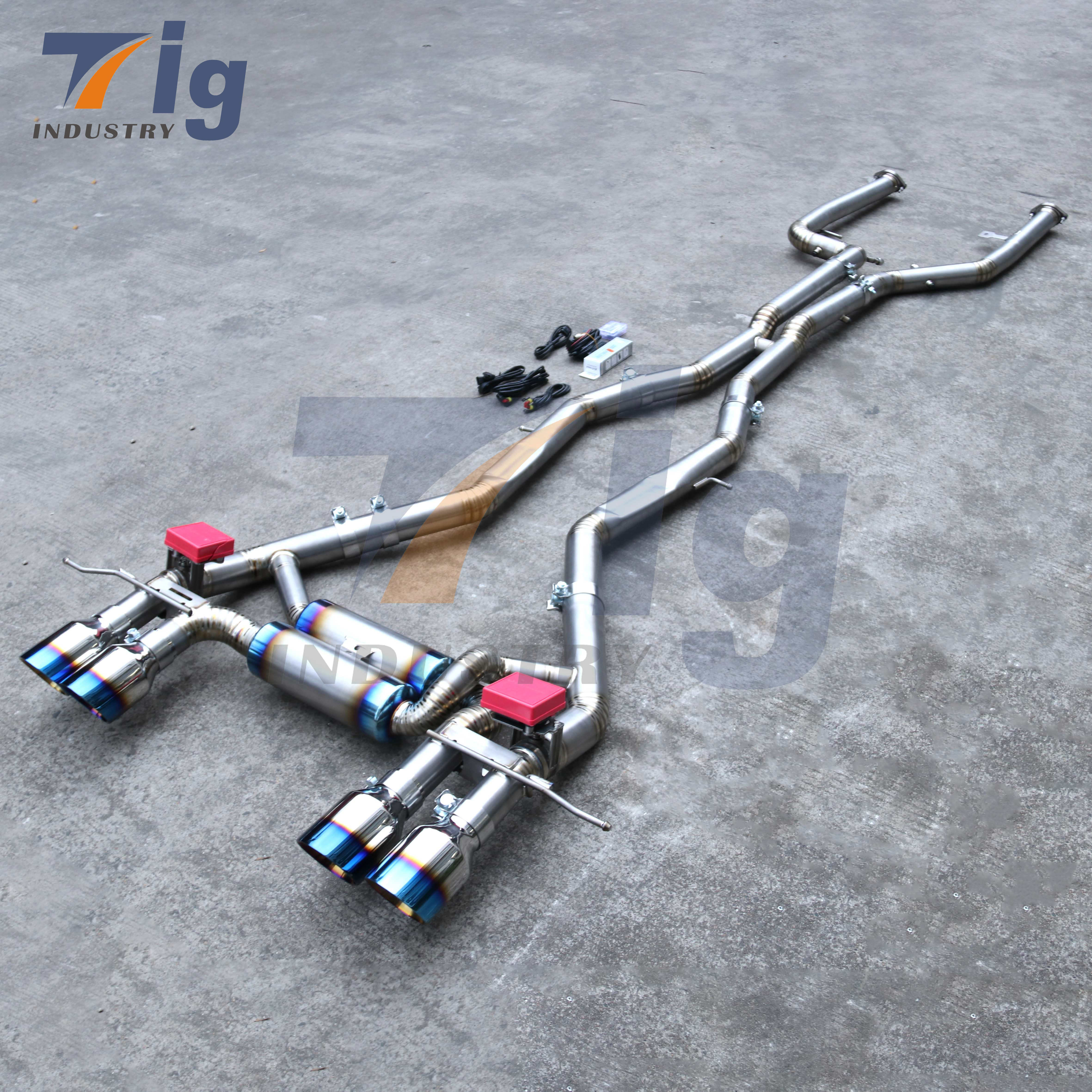 Titanium Catback Exhaust For BMW M3 G80 3.0T Exhaust Pipe Muffler Exhaust Systems