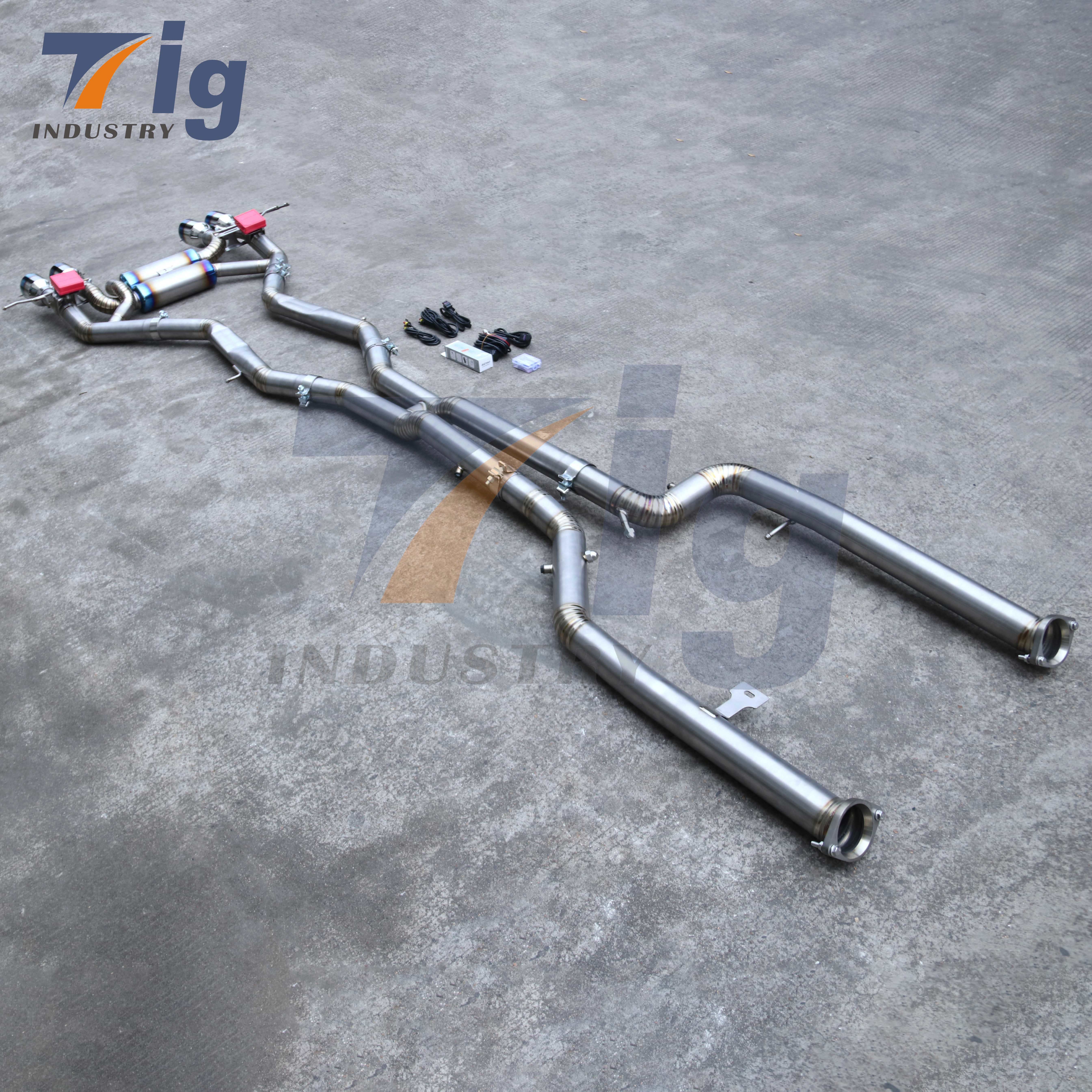 Titanium Catback Exhaust For BMW M3 G80 3.0T Exhaust Pipe Muffler Exhaust Systems