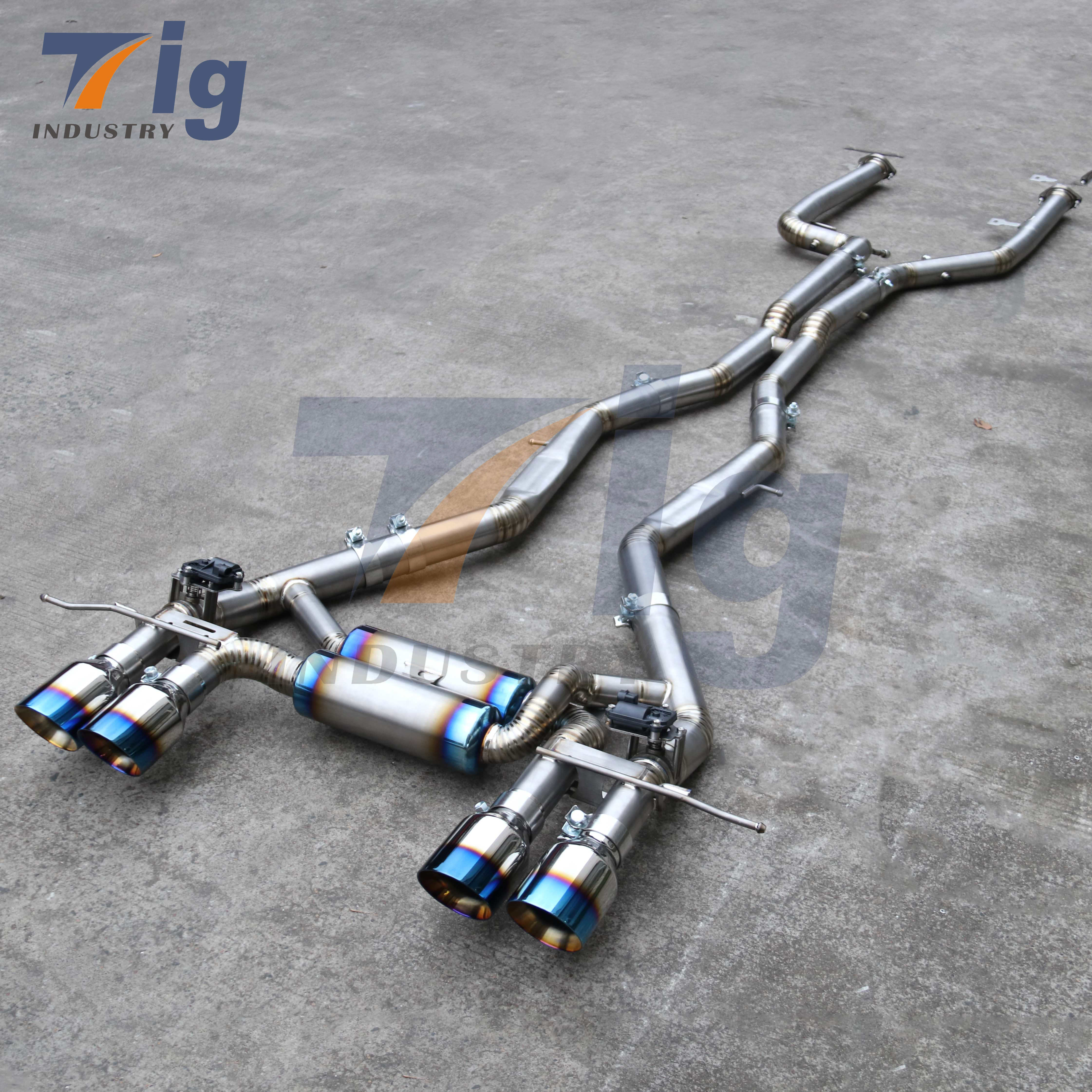 Titanium Catback Exhaust For BMW M3 G80 3.0T Exhaust Pipe Muffler Exhaust Systems