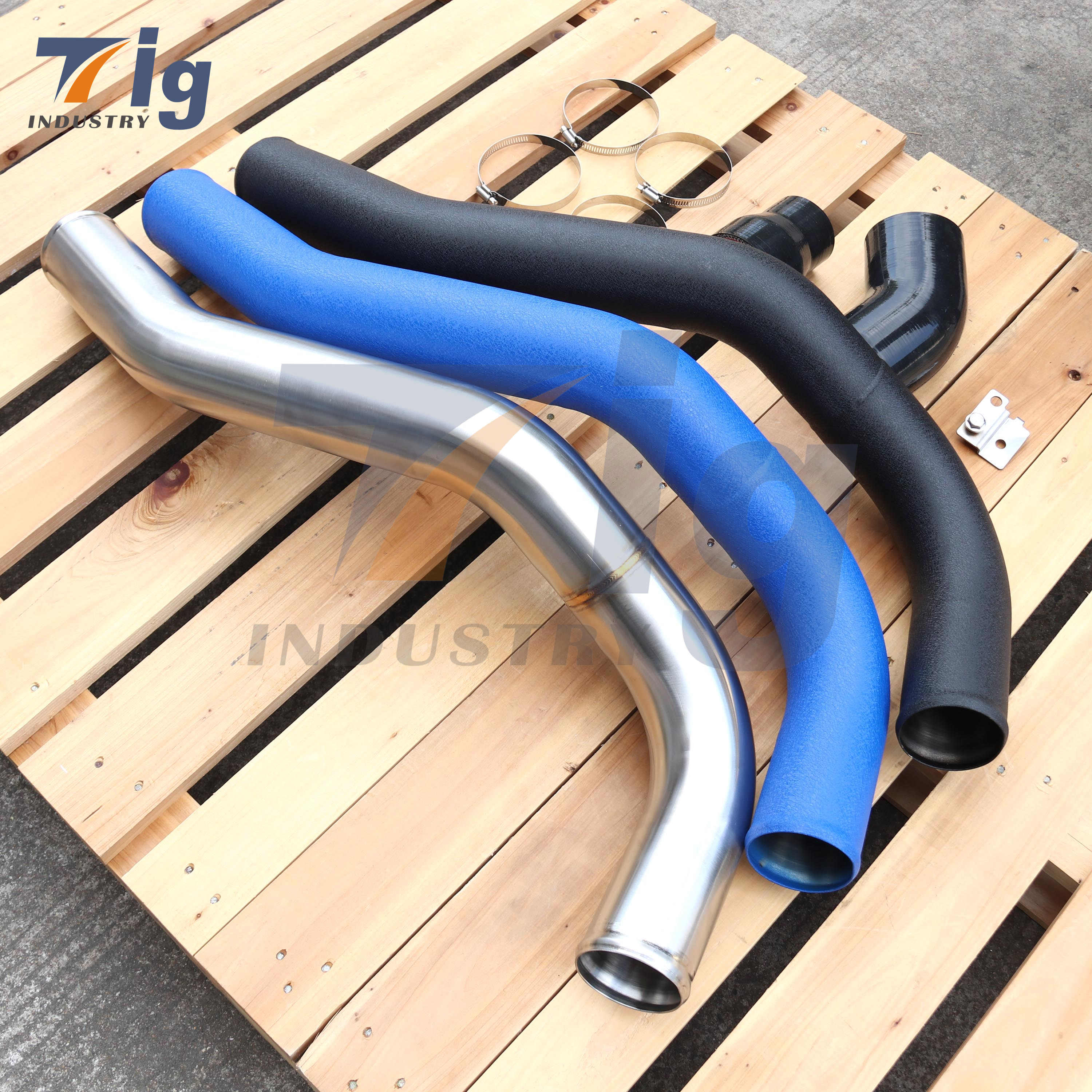 Stainless Steel HOT SIDE INTERCOOLER PIPE FOR GMC GM 6.6L DURAMAX 2001-2010