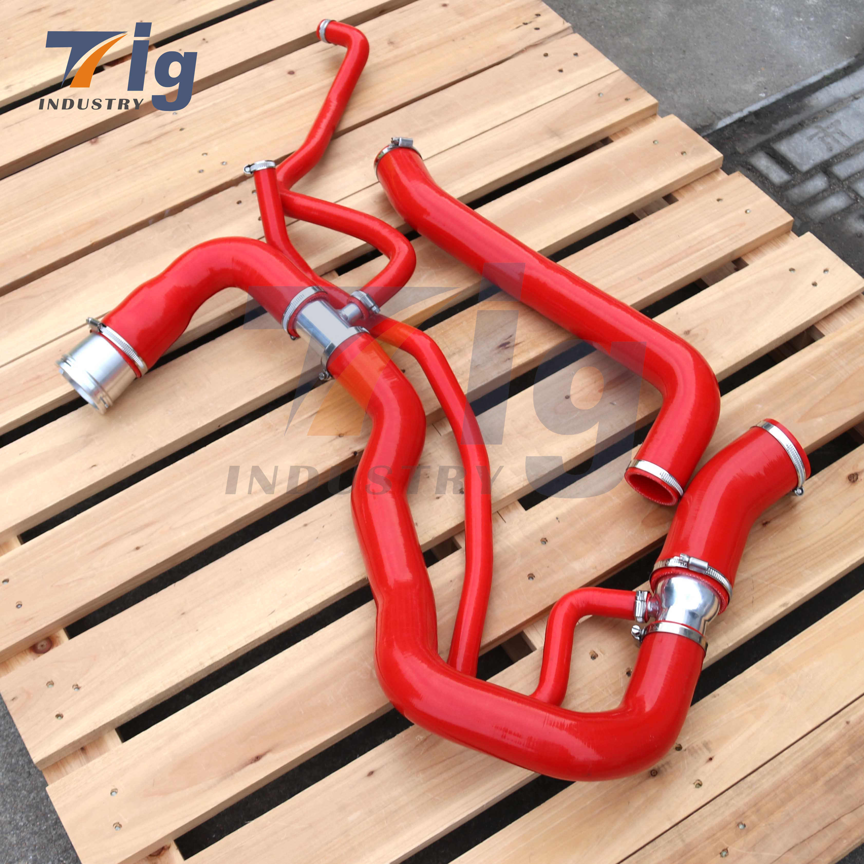 Chevrolet Silverado 2500 3500 GM 6.6L DURAMAX SILICONE UPPER LOWER COOLANT HOSE KIT 2011-2016