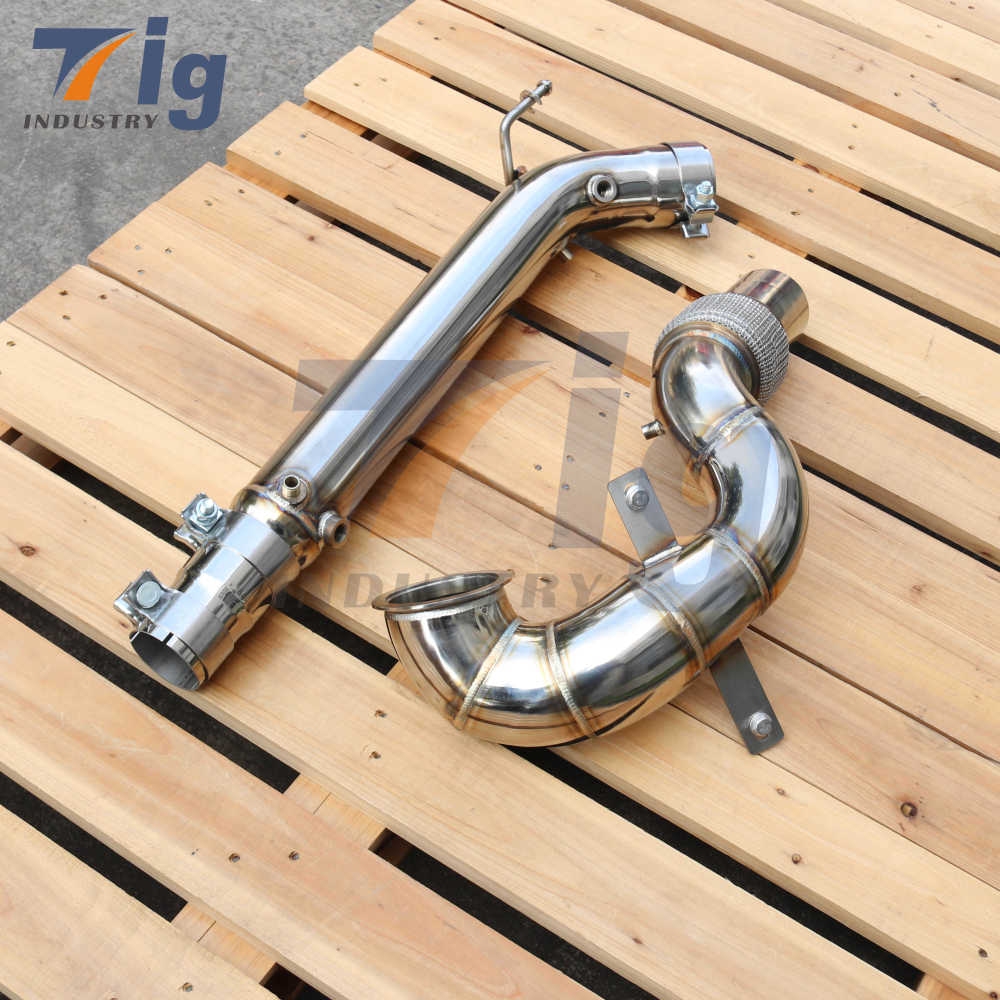 SS304 stainless steel Downpipe VW MK8 GTI OPF