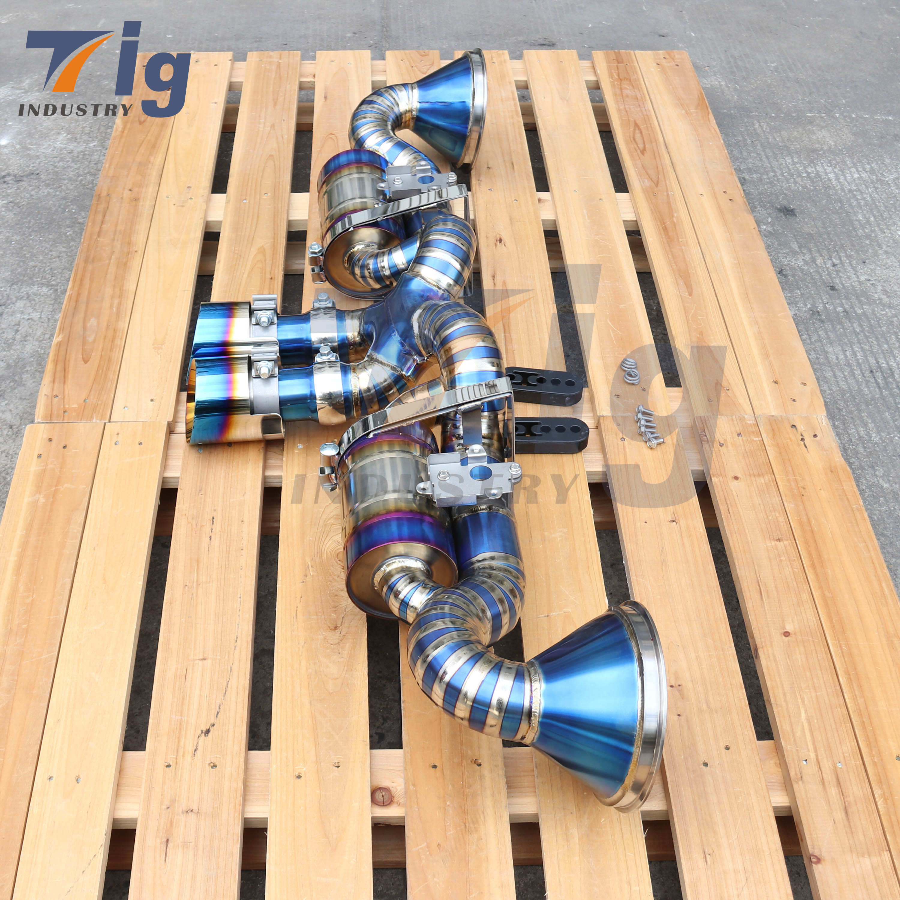 For PORSCHE 911 992 GT3 TITANIUM VALVED EXHAUST CATBACK MUFFLER 2021+ (4.0)