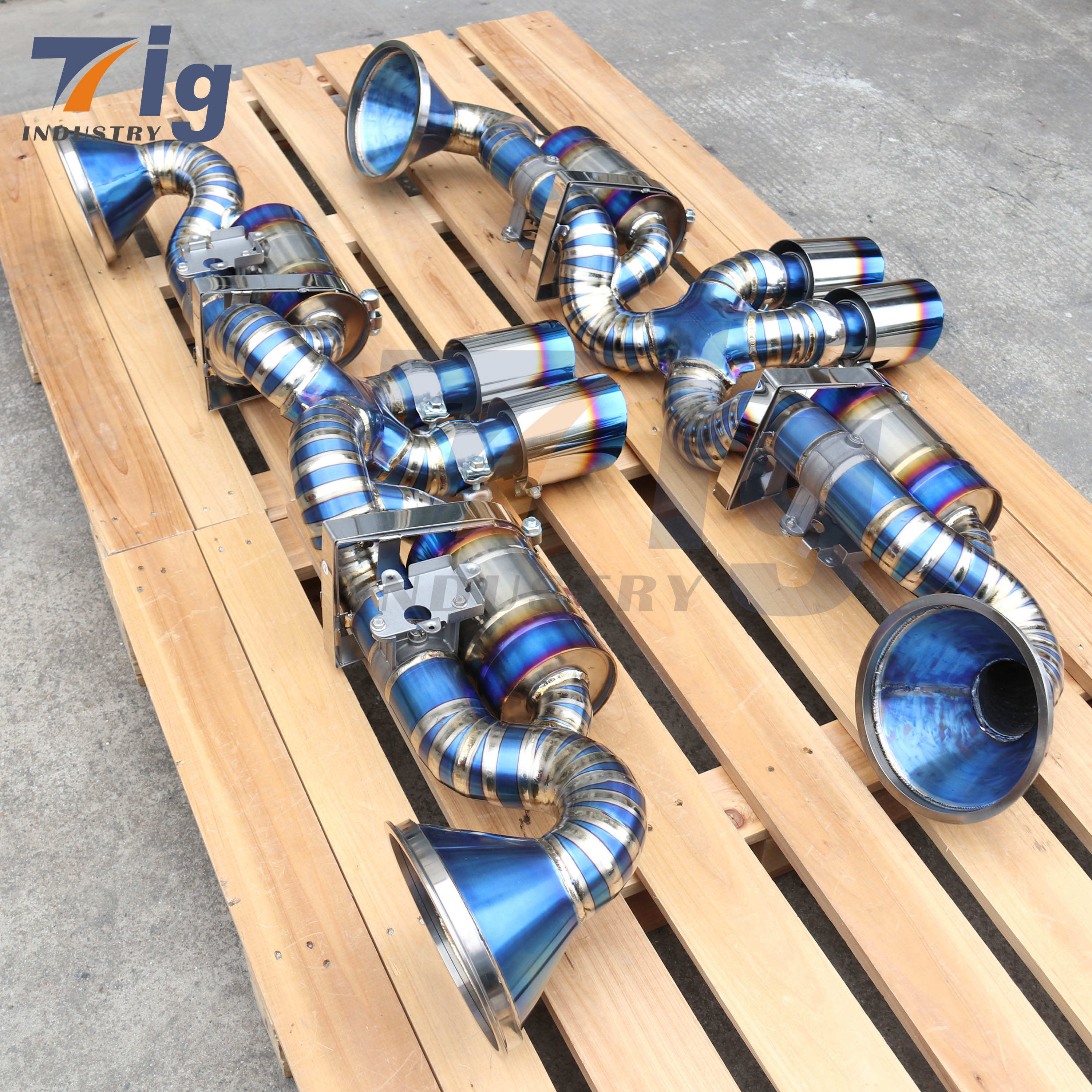 For PORSCHE 911 992 GT3 TITANIUM VALVED EXHAUST CATBACK MUFFLER 2021+ (4.0)
