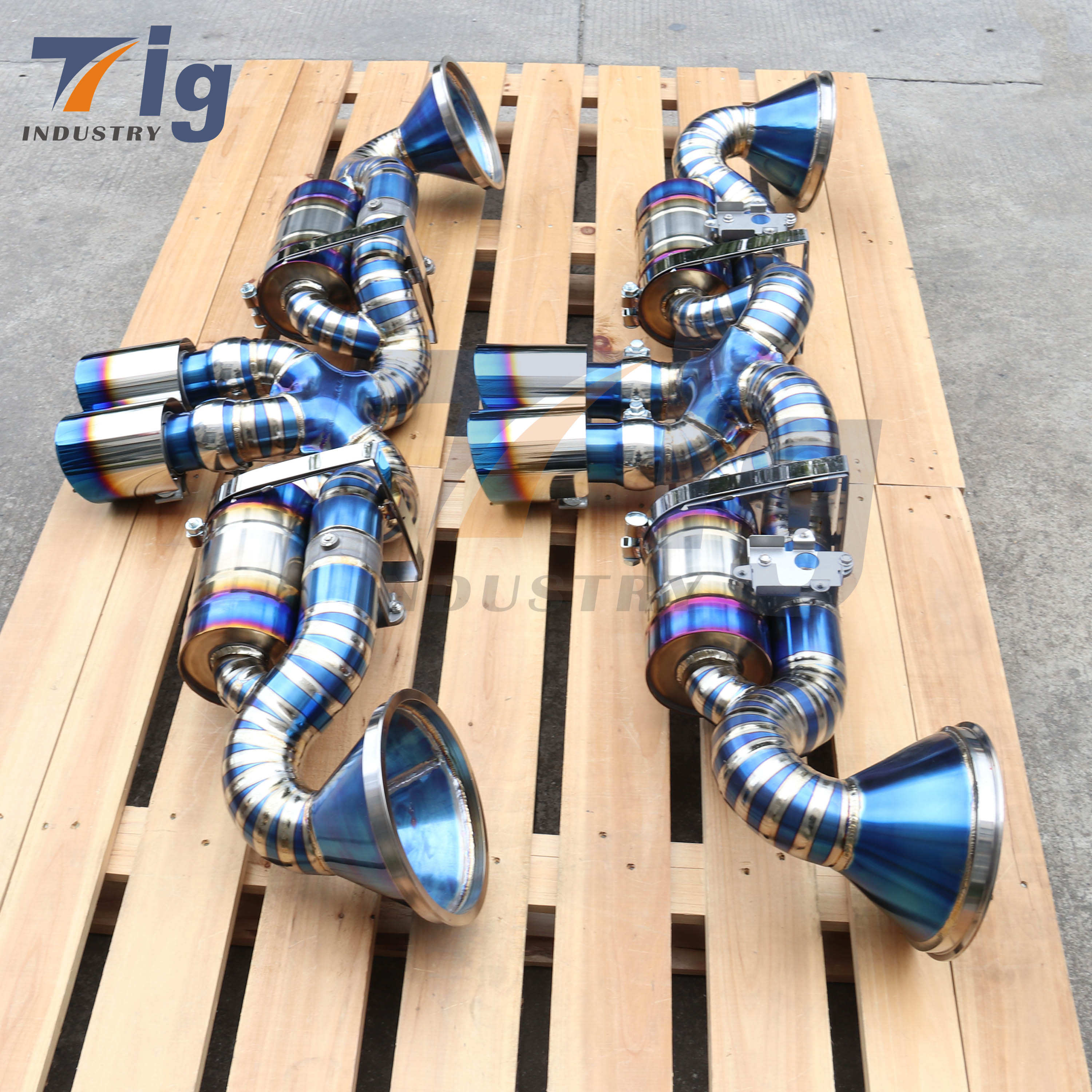 For PORSCHE 911 992 GT3 TITANIUM VALVED EXHAUST CATBACK MUFFLER 2021+ (4.0)