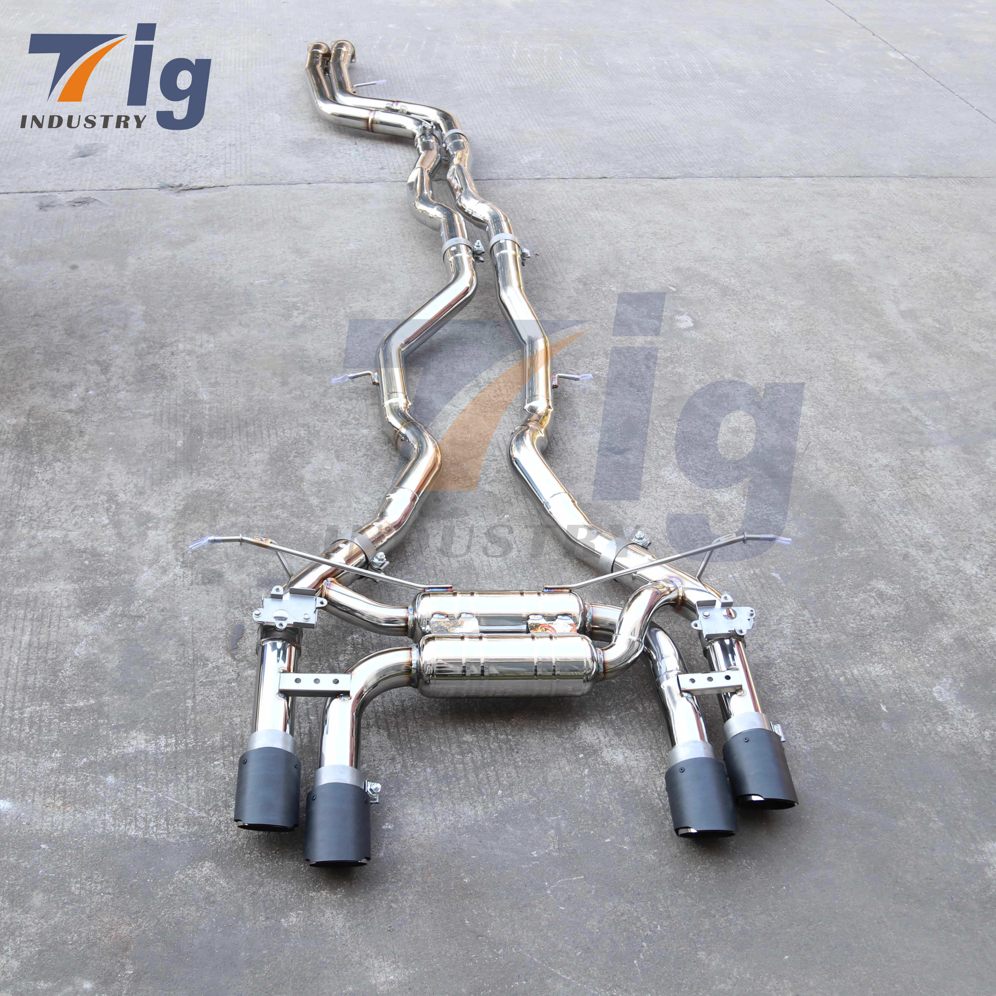 For BMW F80 M3 M4 Equal Length Valved Sport Exhaust System