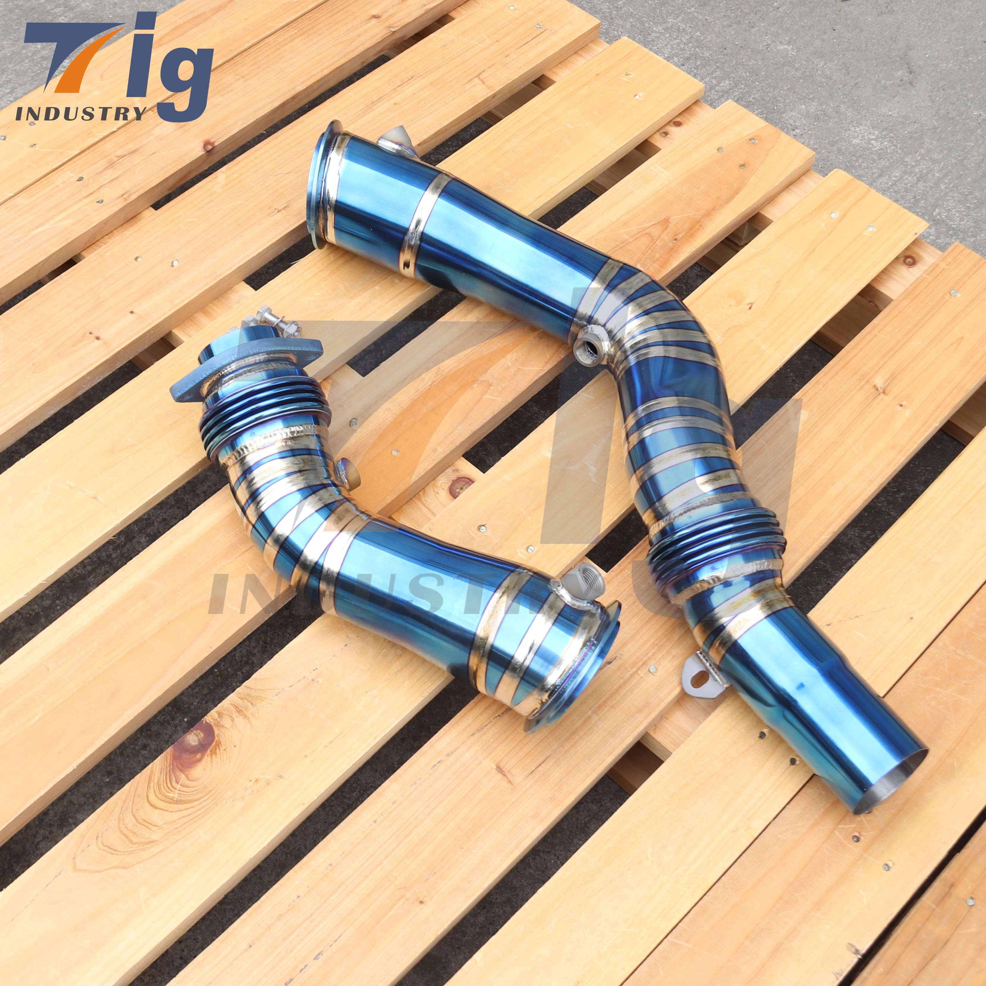 F80 F82 M3 M4 S55 Titanium Turbos Exhaust Downpipe