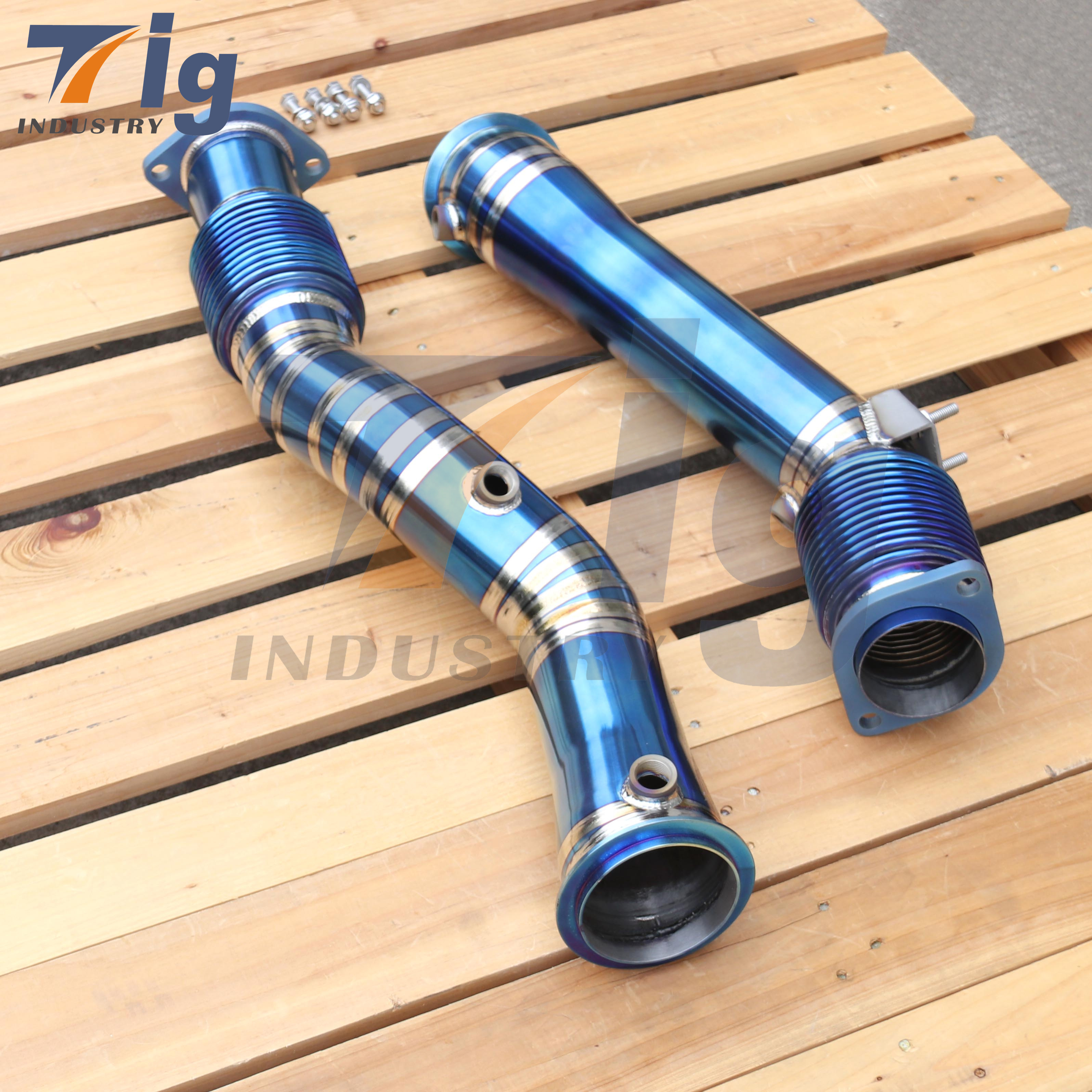 Titanium Exhaust System For BMW X3M F97 Downpipe