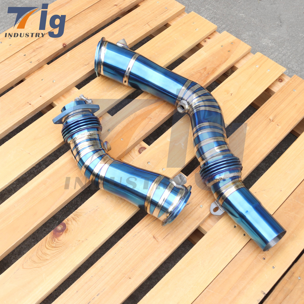 F80 F82 M3 M4 S55 Titanium Turbos Exhaust Downpipe