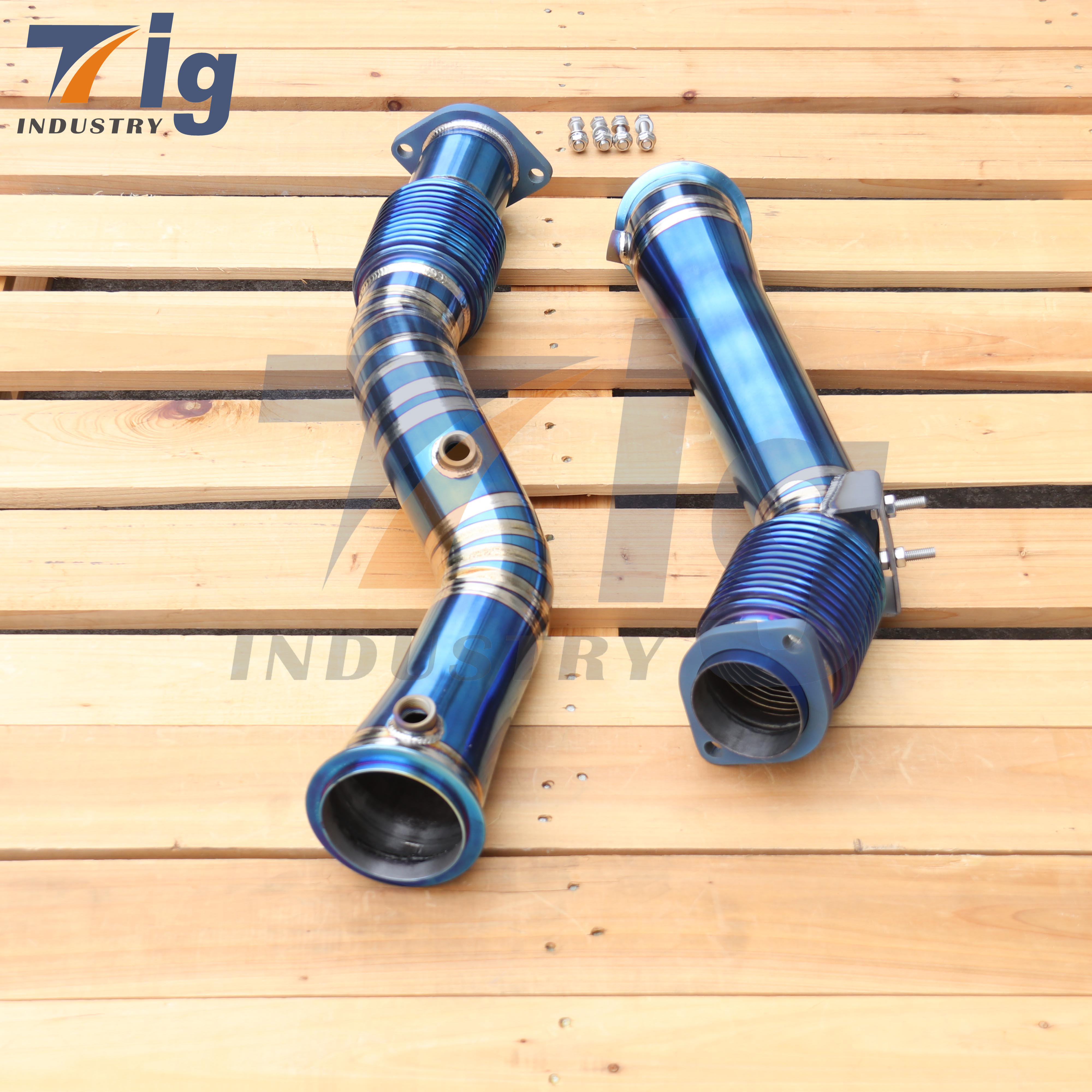 Titanium Exhaust System For BMW X3M F97 Downpipe