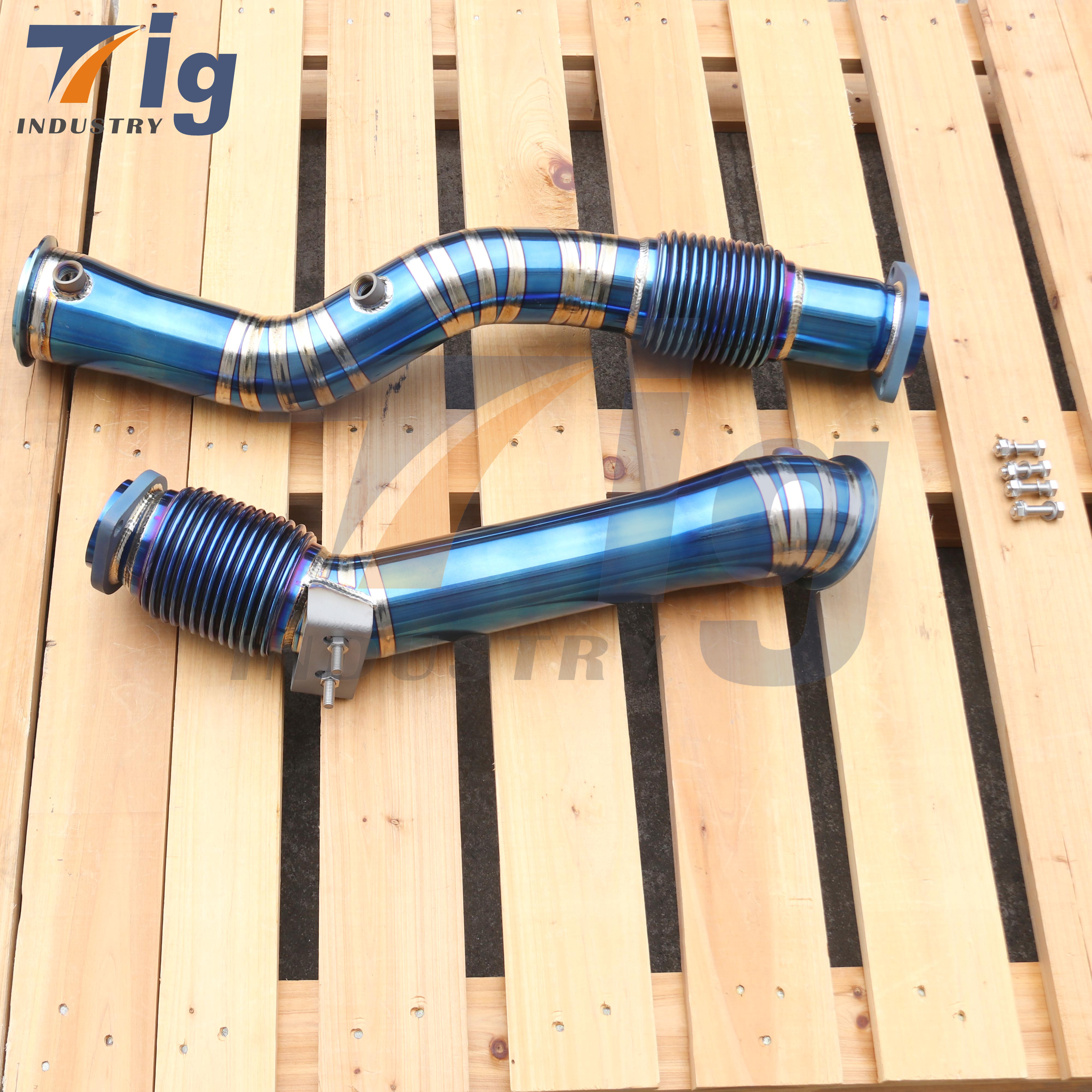 Titanium Exhaust System For BMW X3M F97 Downpipe